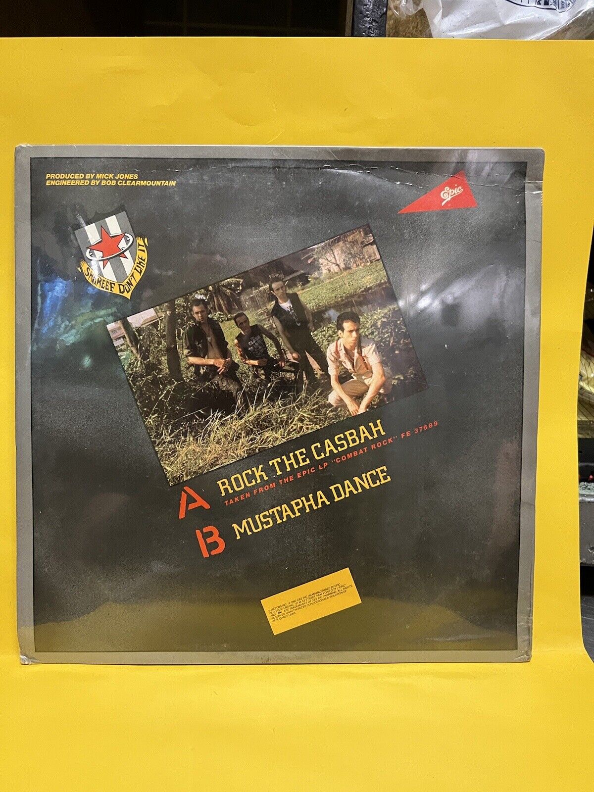 Rare Sealed Vinyl Record 12 Inch The Clash Rock the Casbah 1982 49-03144 Rare Sealed Vinyl Record 12 Inch The Clash Rock the Casbah 1982 49-03144