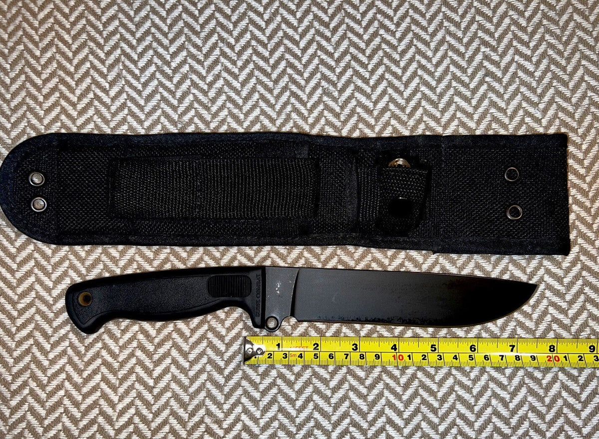 Brand New Busse Combat Fixed Blade Knife Rare Older Model Black Brand New Busse Combat Fixed Blade Knife Rare Older Model Black