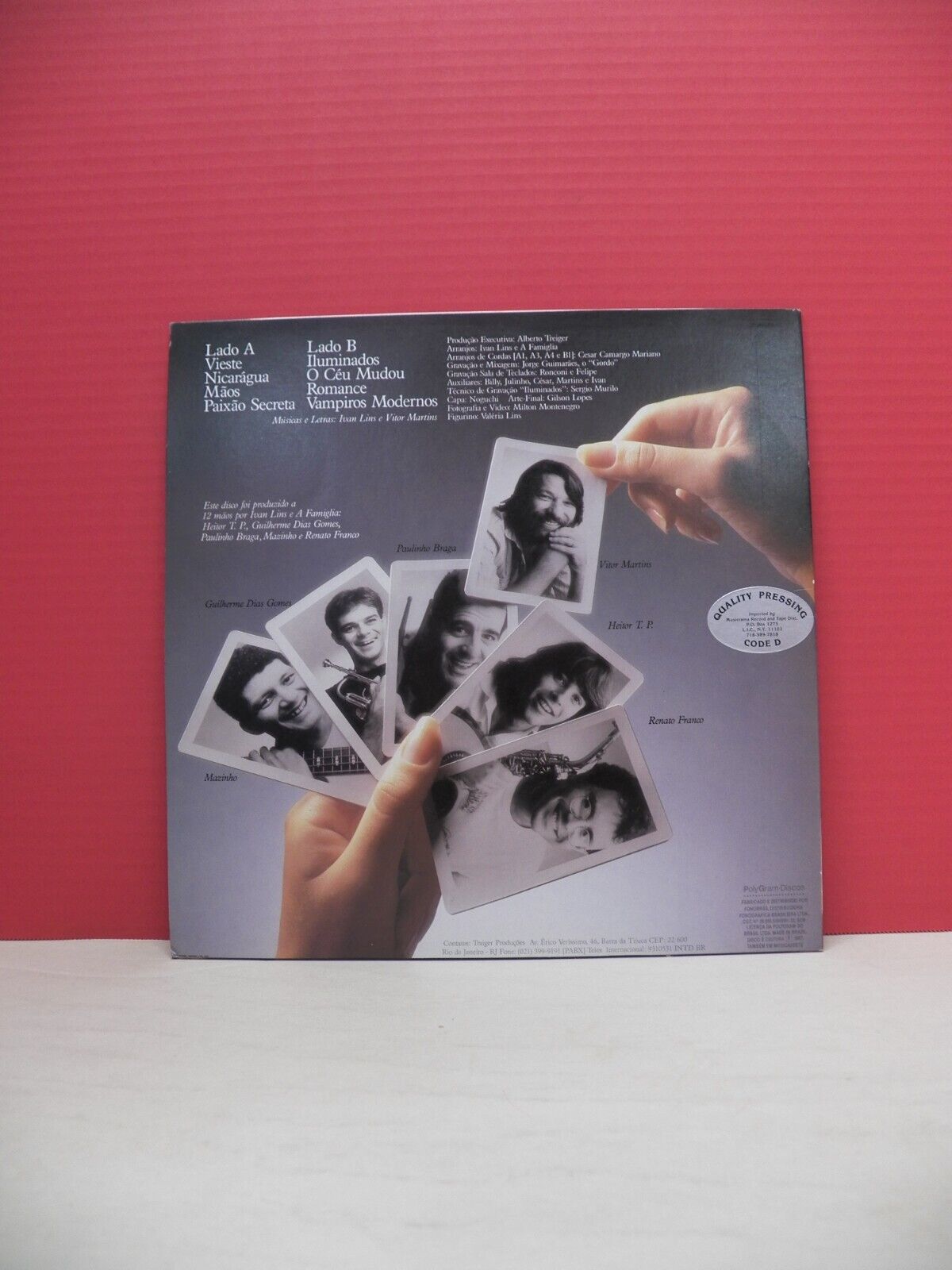 12" LP VG++/EX Ivan Lins Maos 1987 Philips Brazil Import 832 262-1 12" LP VG++/EX Ivan Lins Maos 1987 Philips Brazil Import 832 262-1