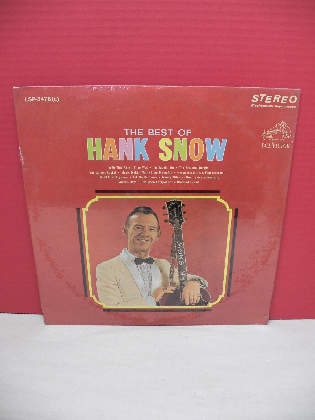 Sealed 12" LP Hank Snow The Best Of Hank Snow RCA Victor Stereo LSP-3478(e) Sealed 12" LP Hank Snow The Best Of Hank Snow RCA Victor Stereo LSP-3478(e)