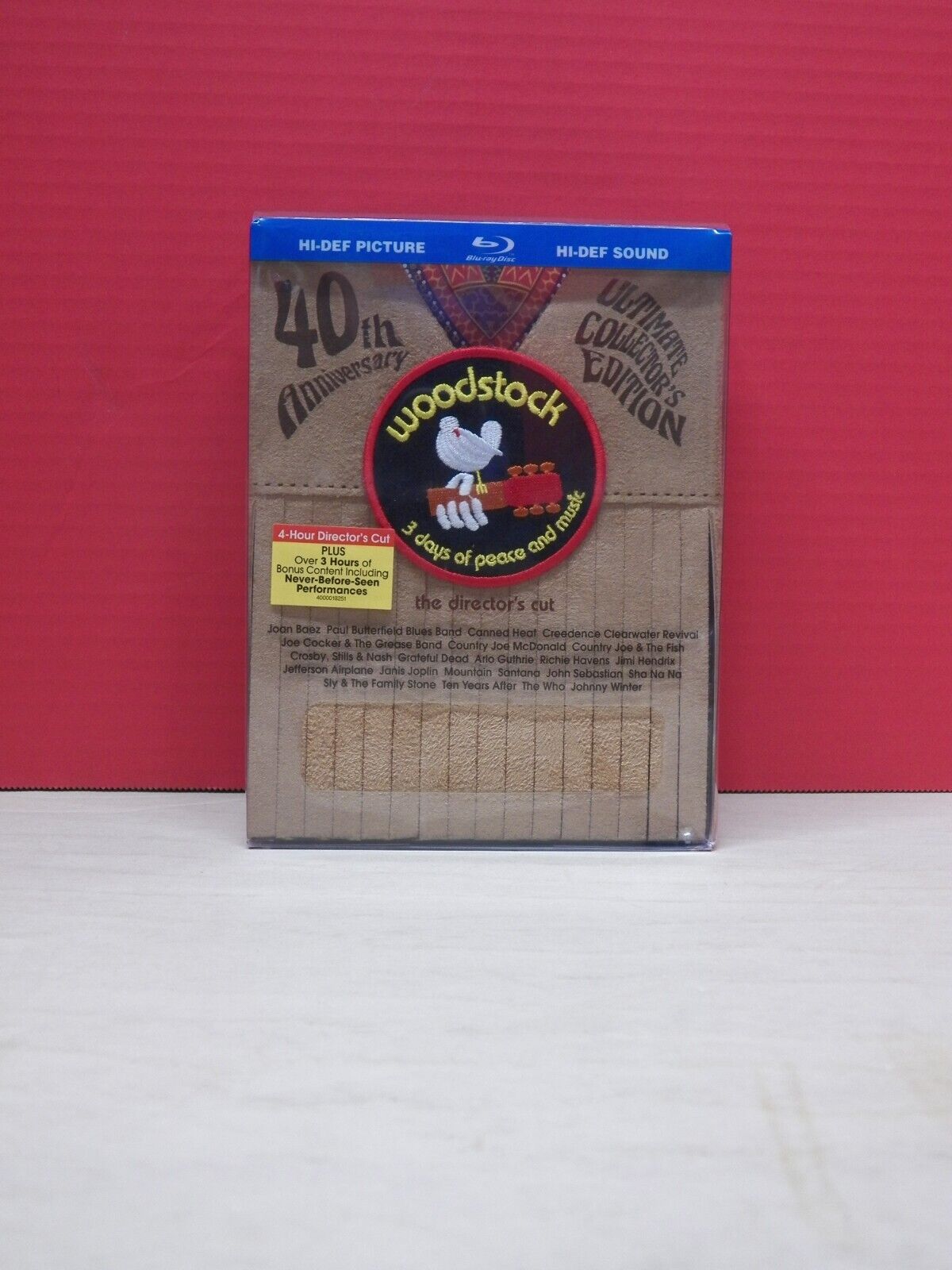 2xBlu-Ray Set Woodstock: Director's Cut 2009 Deluxe Remaster Numbered 40th Anniv 2xBlu-Ray Set Woodstock: Director's Cut 2009 Deluxe Remaster Numbered 40th Anniv