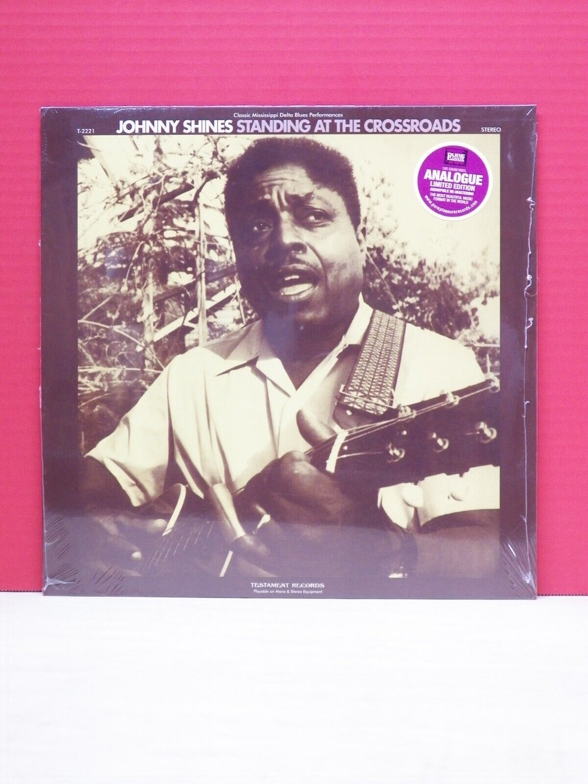 12" LP Johnny Shines Standing At The Crossroads 2013 UK Reissue 180G Remastered 12" LP Johnny Shines Standing At The Crossroads 2013 UK Reissue 180G Remastered