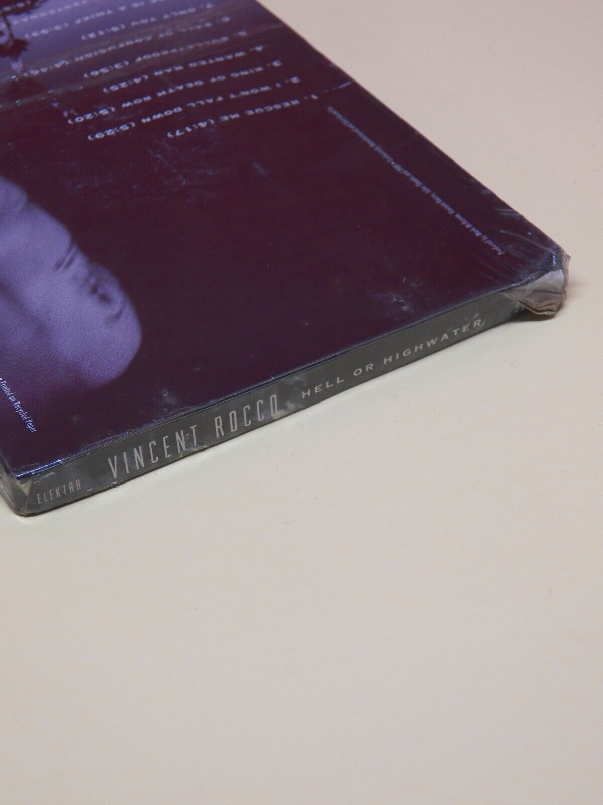 Sealed CD Longbox Vincent Rocco Hell Or Highwater 1992 Elektra 9 61217-2 Sealed CD Longbox Vincent Rocco Hell Or Highwater 1992 Elektra 9 61217-2