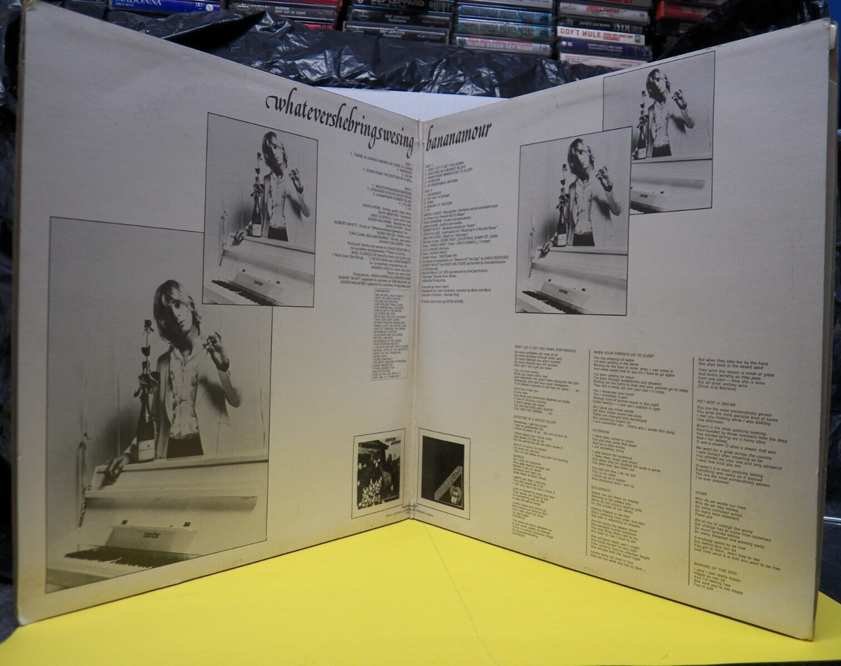 12" 2xLP EX Kevin Ayers Whatevershebringswesing 1977 Import 2 C 150-52507/8 12" 2xLP EX Kevin Ayers Whatevershebringswesing 1977 Import 2 C 150-52507/8