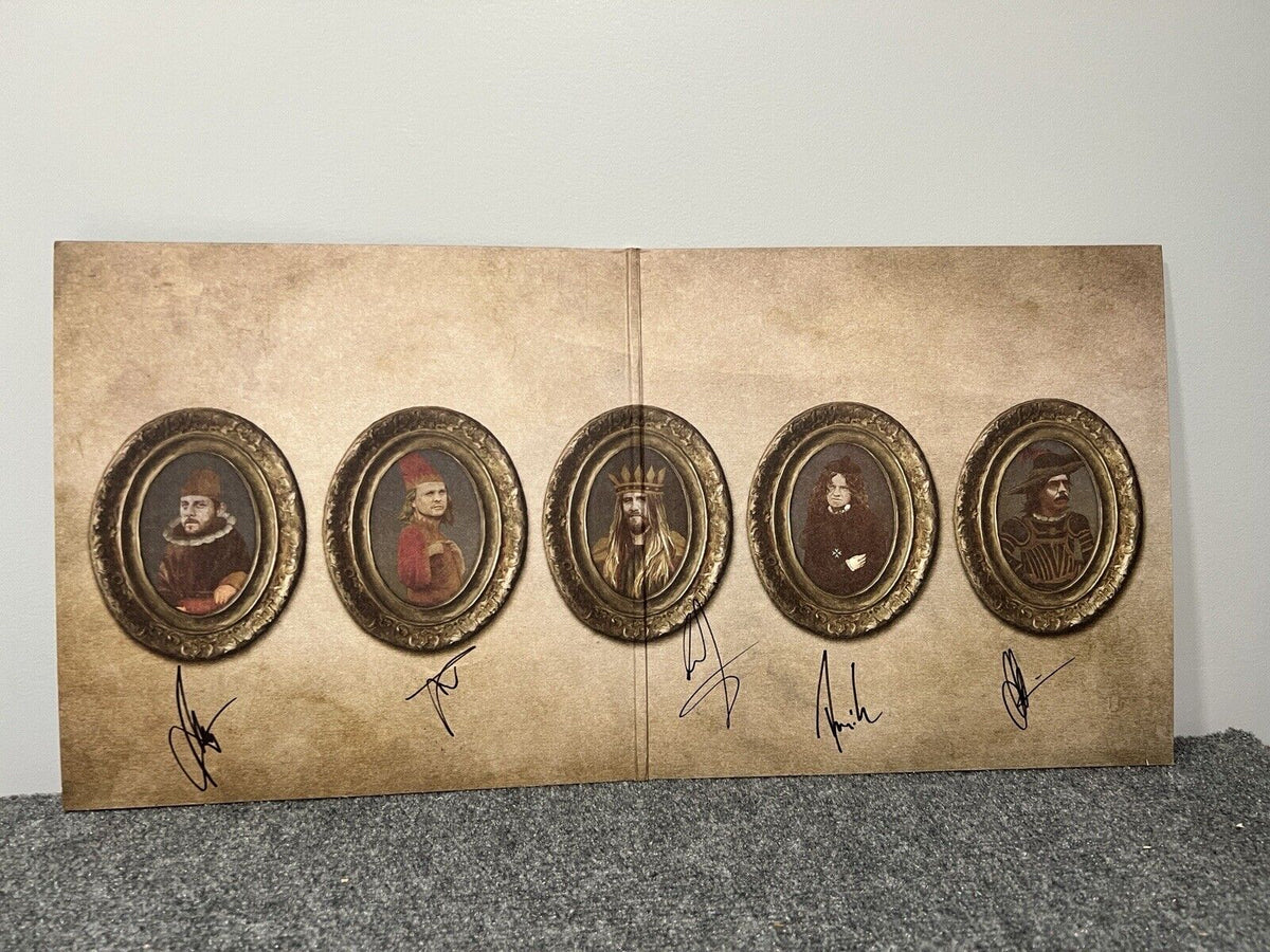 Mint Opeth Gold Color Vinyl Record Sorceress 2016 Autographed by the Band 500x Mint Opeth Gold Color Vinyl Record Sorceress 2016 Autographed by the Band 500x