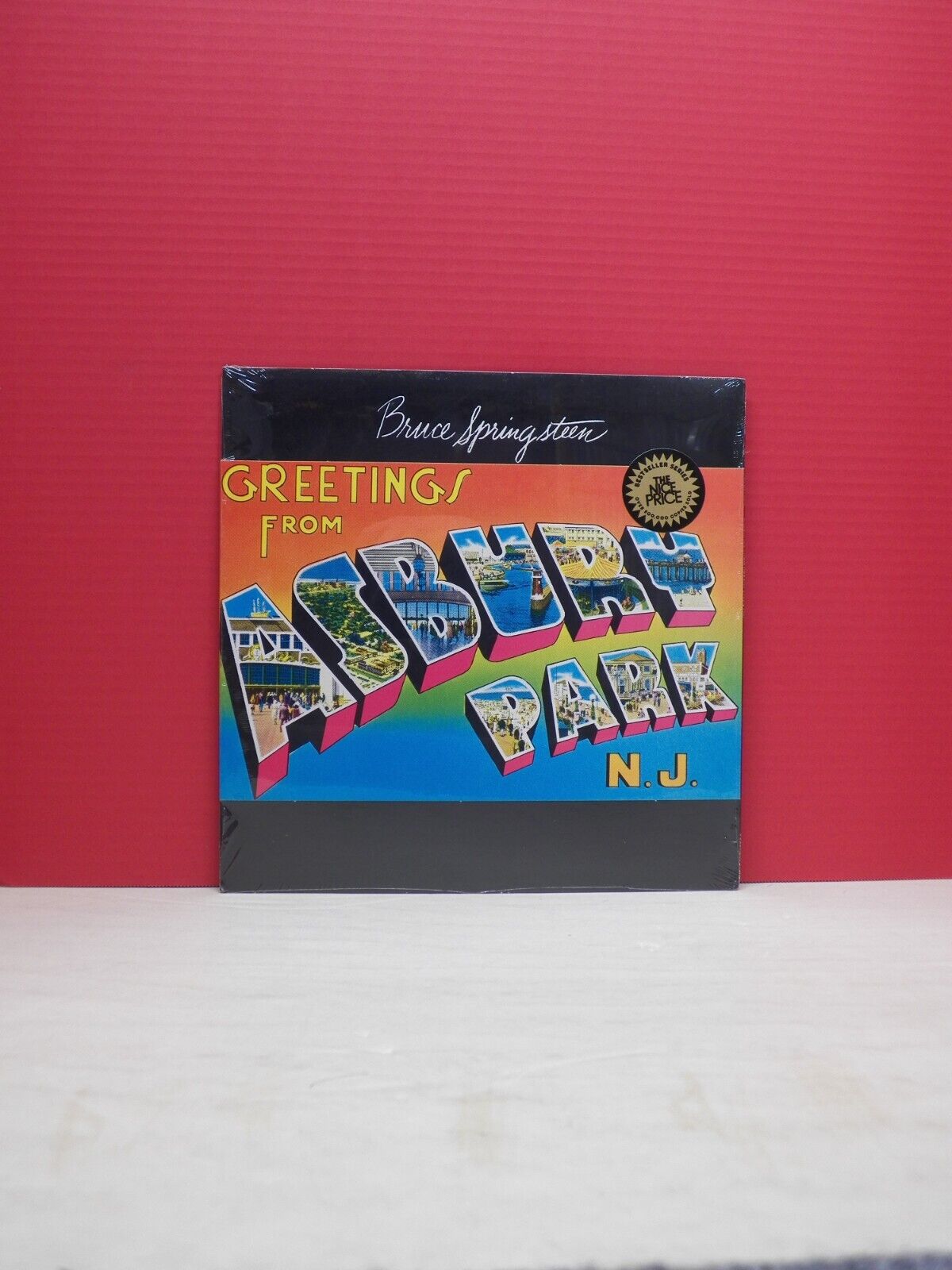12" LP Bruce Springsteen Greetings From Asbury Park, N.J. Columbia Reissue 12" LP Bruce Springsteen Greetings From Asbury Park, N.J. Columbia Reissue