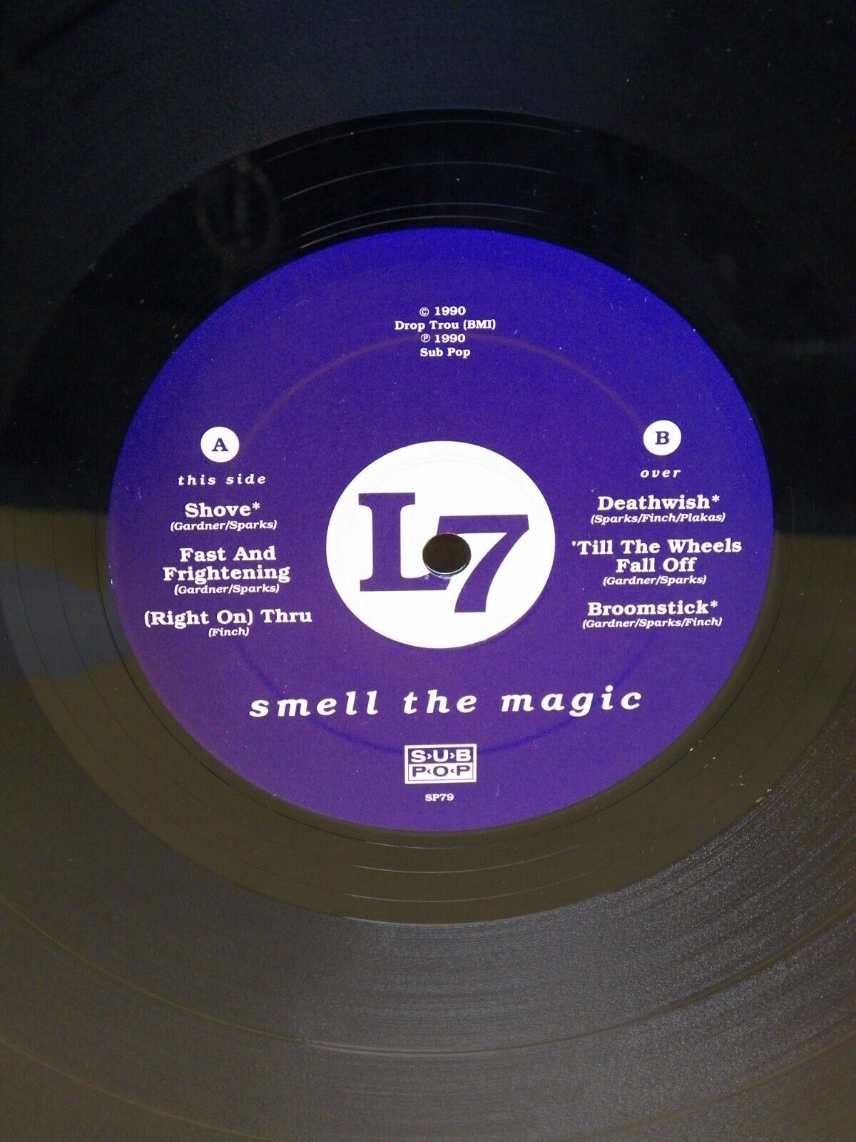12" EP NM- L7 Smell The Magic 1990 Sub Pop SP79 12" EP NM- L7 Smell The Magic 1990 Sub Pop SP79