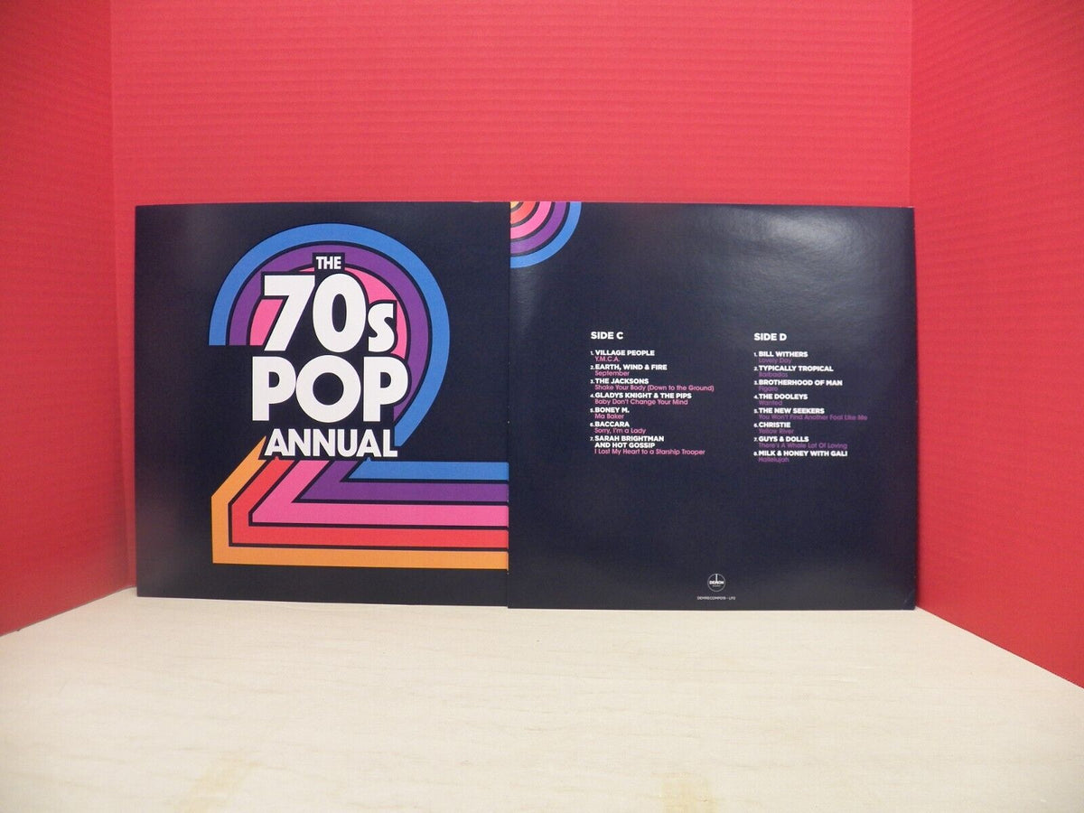12" 2xLP EX Various Artists The 70s Pop Annual 2 2018 Demon Records 180G Import 12" 2xLP EX Various Artists The 70s Pop Annual 2 2018 Demon Records 180G Import