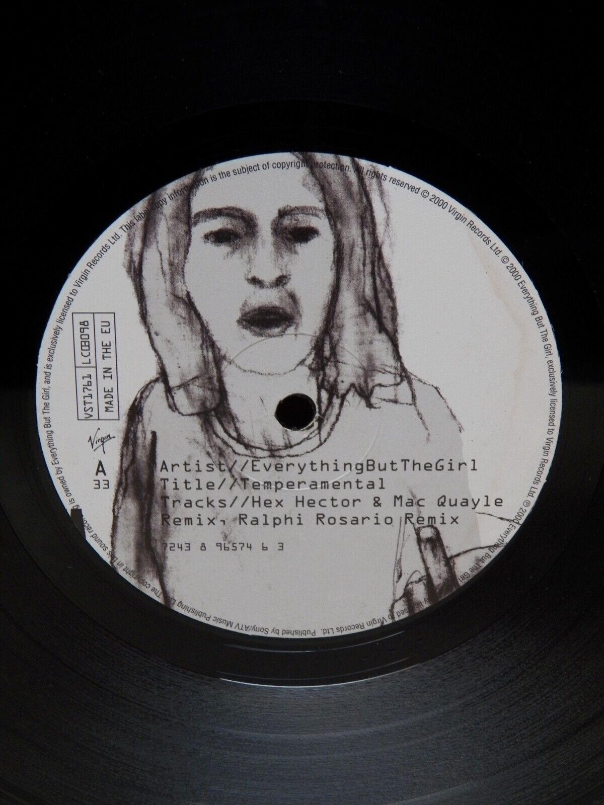 12" Single VG++/EX Everything But The Girl Temperamental 2000 Virgin EU Import 12" Single VG++/EX Everything But The Girl Temperamental 2000 Virgin EU Import