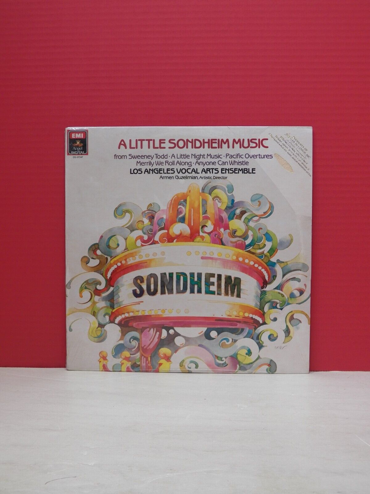 Sealed 12" LP Los Angeles Vocal Arts Ensemble A Little Sondheim Music 1984 Angel Sealed 12" LP Los Angeles Vocal Arts Ensemble A Little Sondheim Music 1984 Angel