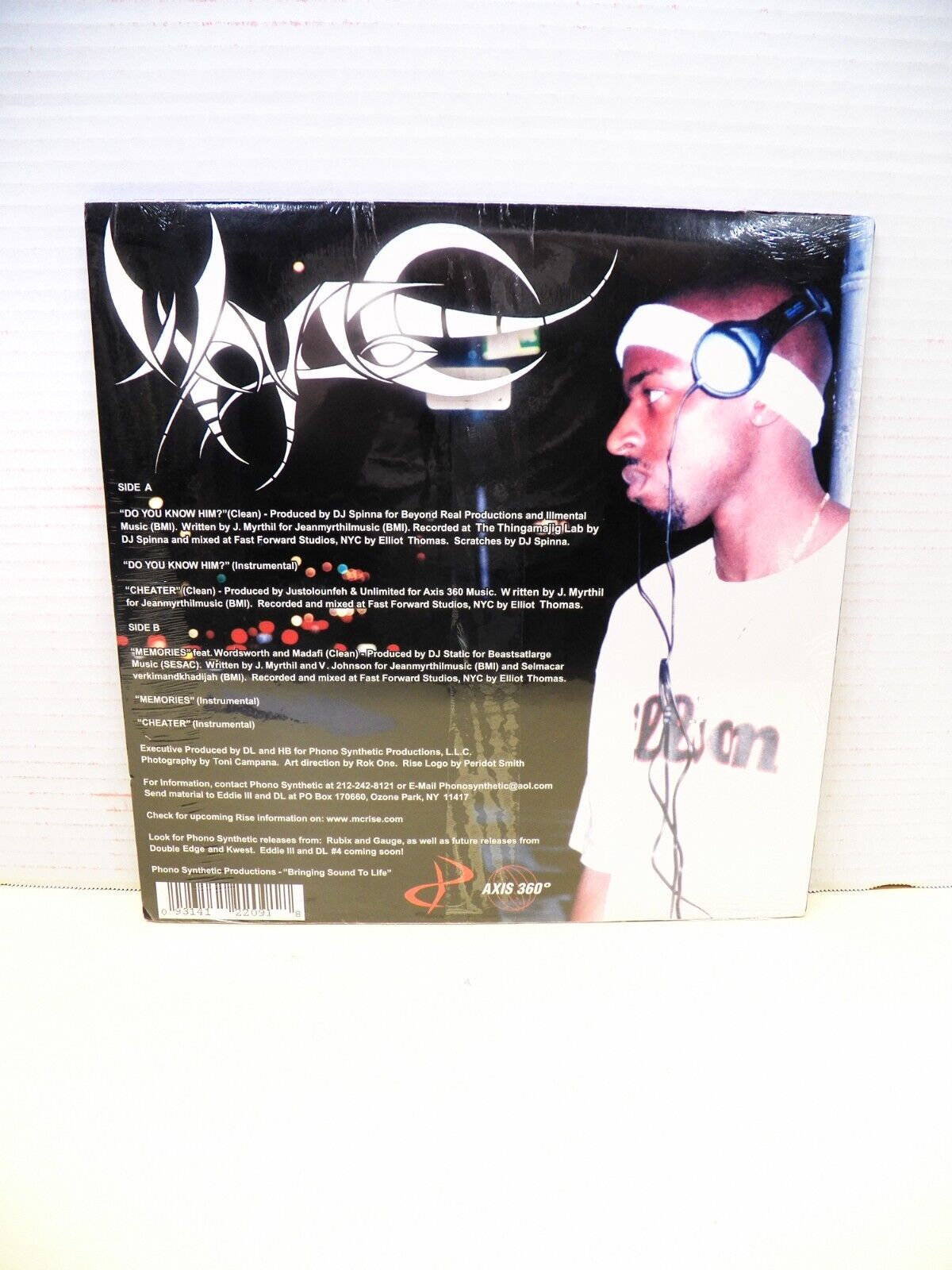 Sealed 12" Single Rise Do You Know Him? 2000 Phono Synthetic Productions PSP 003 Sealed 12" Single Rise Do You Know Him? 2000 Phono Synthetic Productions PSP 003
