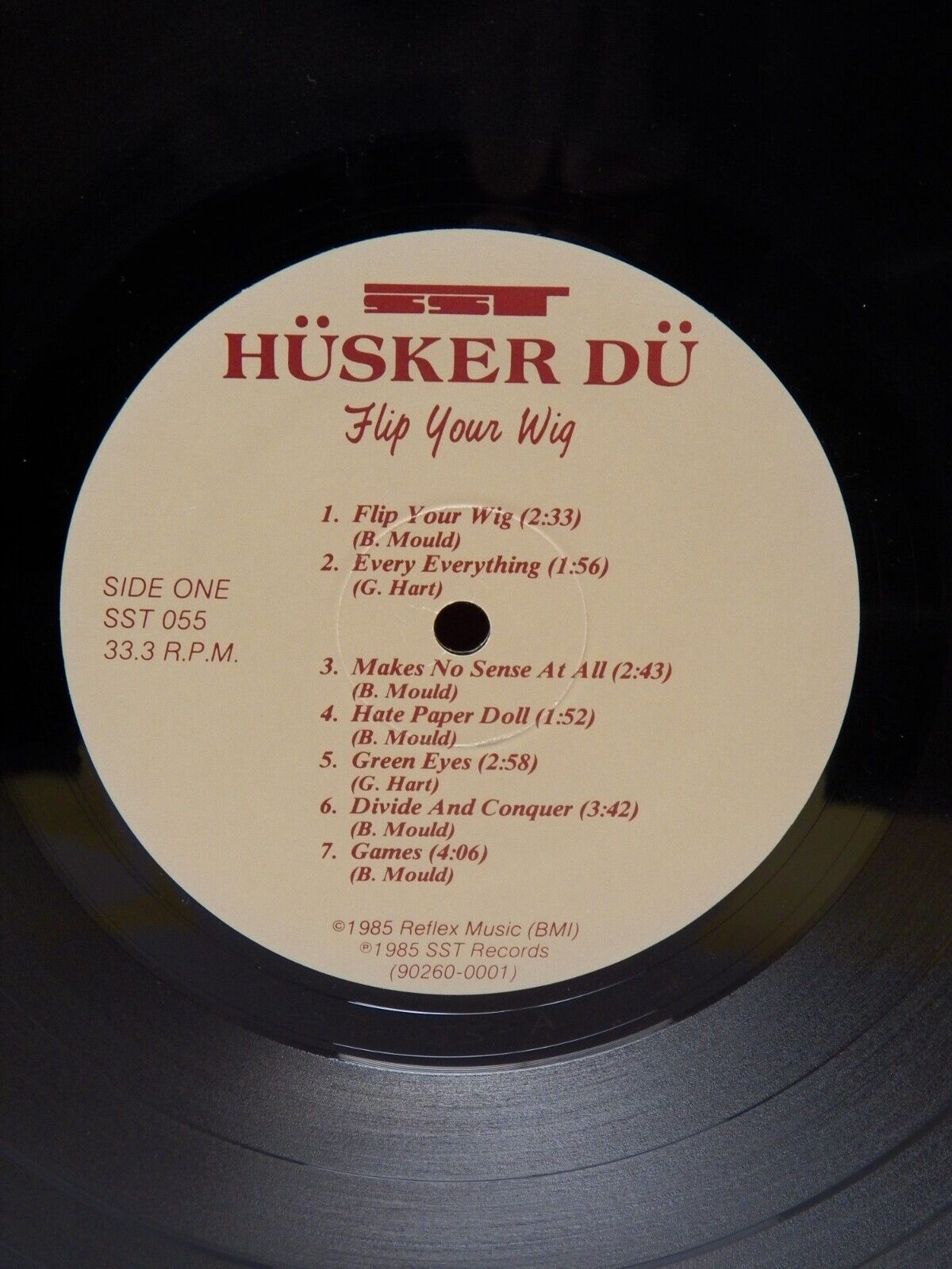 12" LP VG++/EX Husker Du Flip Your Wig 1985 SST Records Brown Vinyl SST 055 12" LP VG++/EX Husker Du Flip Your Wig 1985 SST Records Brown Vinyl SST 055