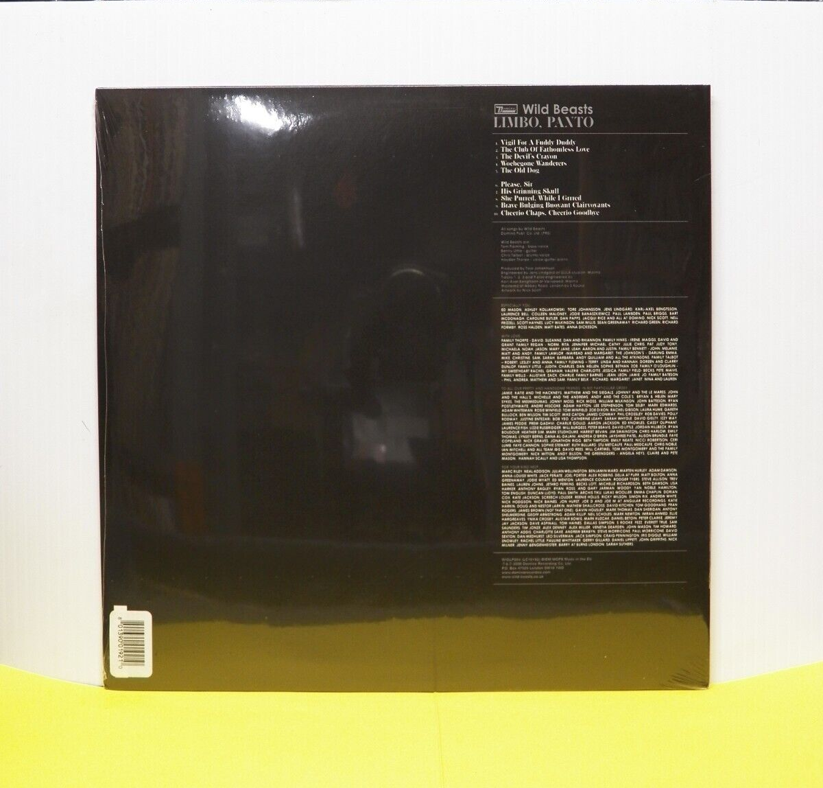 Sealed 12" LP Wild Beasts Limbo, Panto 2008 Domino 180G Import WIGLP204 Sealed 12" LP Wild Beasts Limbo, Panto 2008 Domino 180G Import WIGLP204