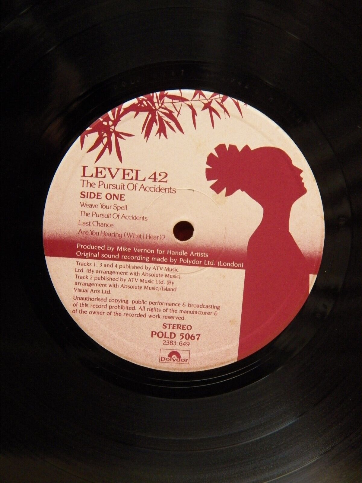 12" LP EX Level 42 The Pursuit Of Accidents 1982 Polydor UK Import POLD 5067 12" LP EX Level 42 The Pursuit Of Accidents 1982 Polydor UK Import POLD 5067
