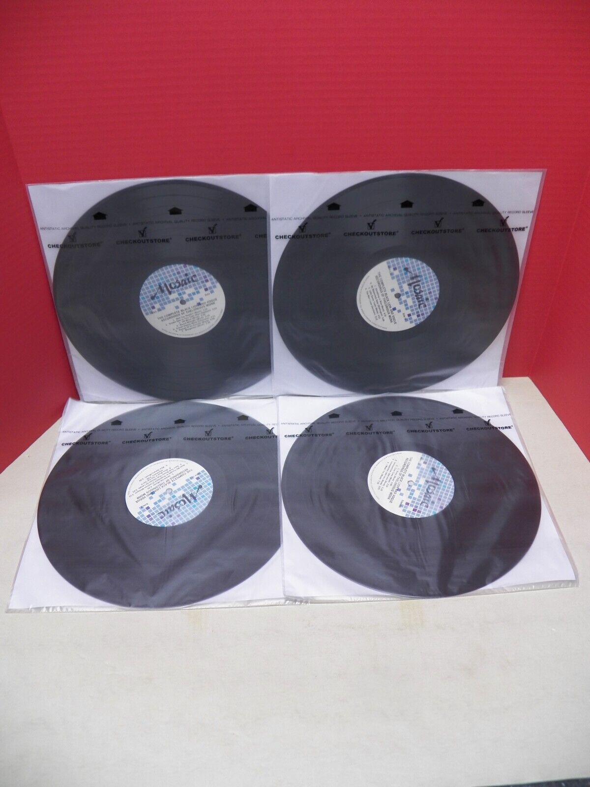 4LP Box EX Complete Black Lion & Vogue Recordings Of Thelonious Monk 1985 Mosaic 4LP Box EX Complete Black Lion & Vogue Recordings Of Thelonious Monk 1985 Mosaic