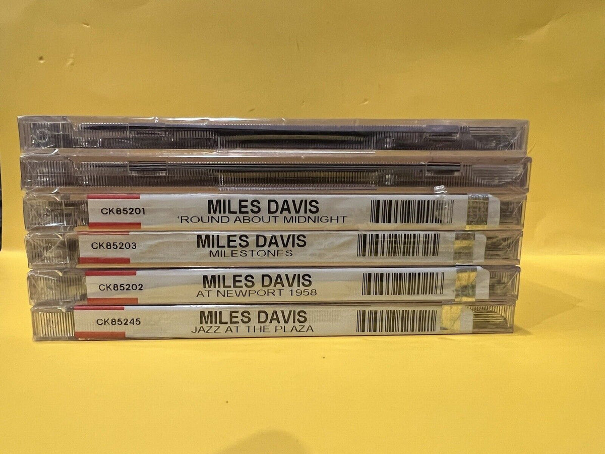 Sealed 6 CD Lot Miles Davis At Newport 1958 Miles Smiles Jazz at the Plaza &more Sealed 6 CD Lot Miles Davis At Newport 1958 Miles Smiles Jazz at the Plaza &more