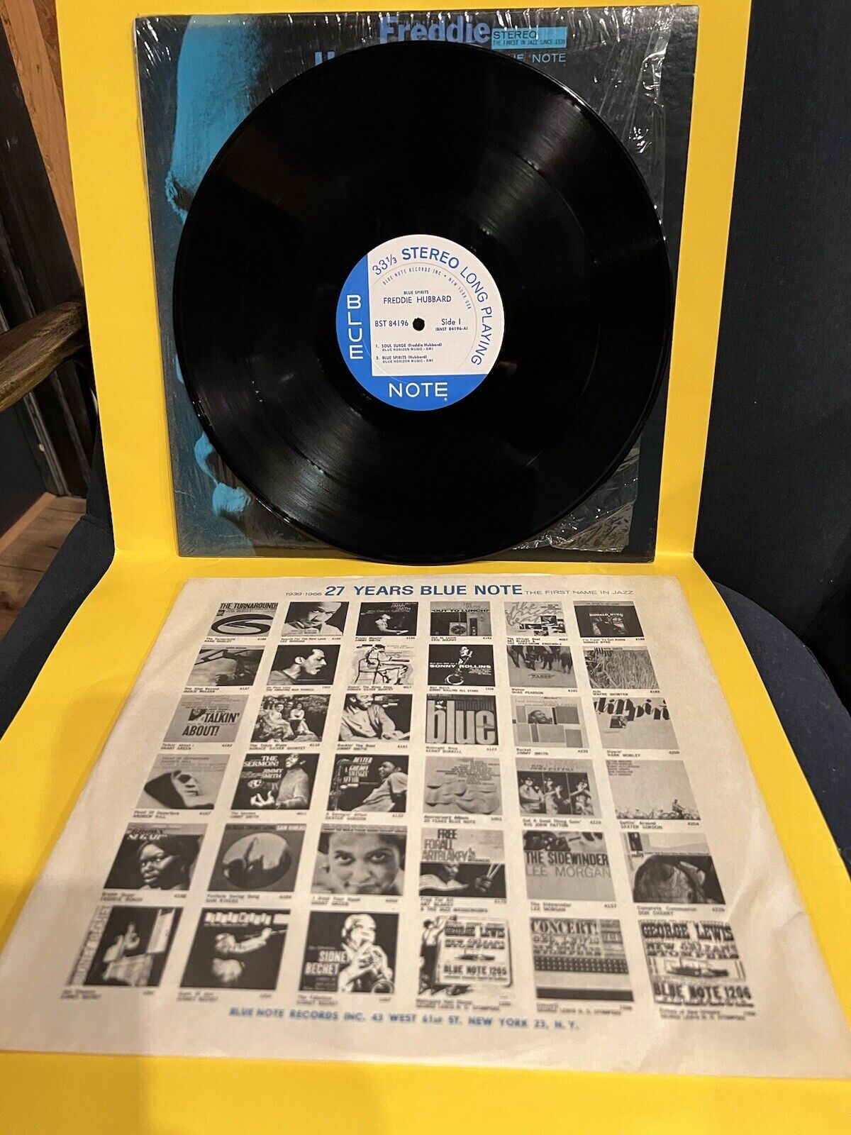 Rare In Shrink 1967 Vinyl Lp Freddie Hubbard Blue Spirits BST 84196 Van Gelder Rare In Shrink 1967 Vinyl Lp Freddie Hubbard Blue Spirits BST 84196 Van Gelder