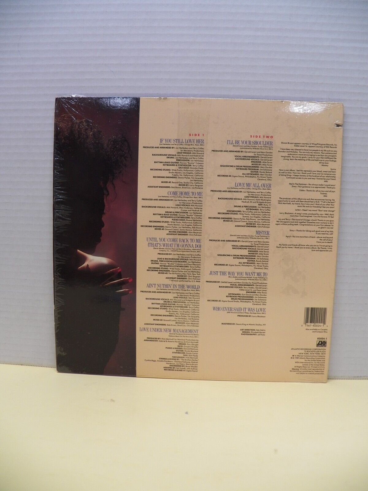 12" LP VG++/EX Miki Howard Miki Howard 1989 Atlantic 12" LP VG++/EX Miki Howard Miki Howard 1989 Atlantic