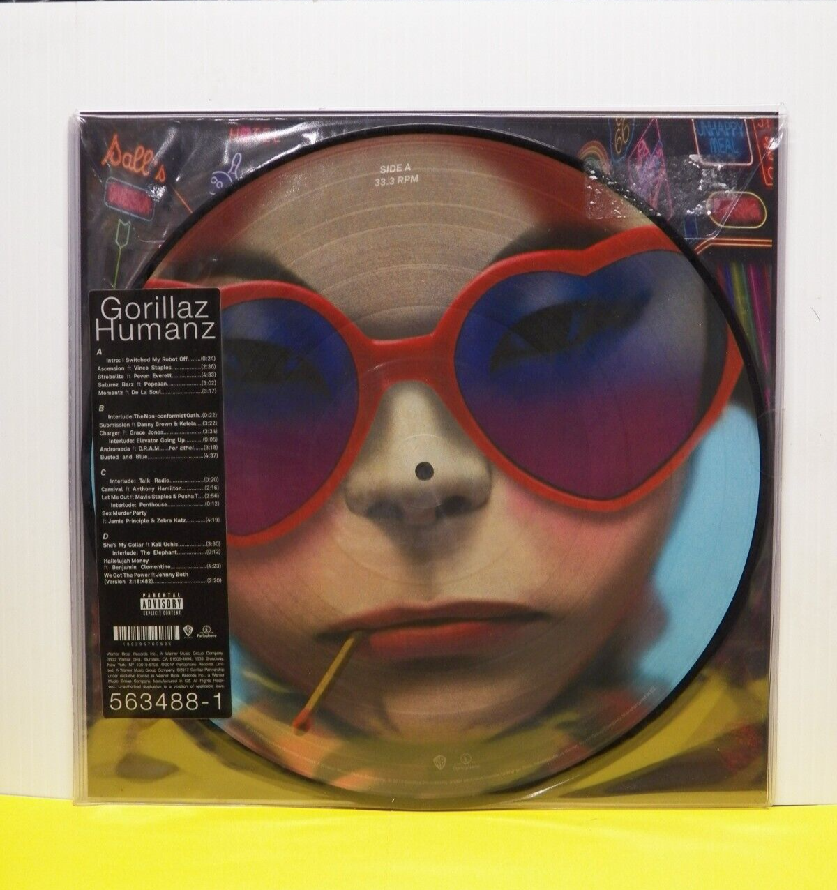 Sealed 12" 2xPicture Disc Gorillaz Humanz 2017 Warner Bros. RSD Ltd Ed Import Sealed 12" 2xPicture Disc Gorillaz Humanz 2017 Warner Bros. RSD Ltd Ed Import