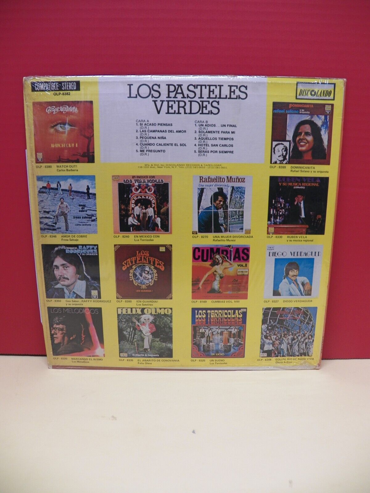 12" LP EX Los Pasteles Verdes ...Nuevo Horizonte...! 1977 Discolando OLP-8382 12" LP EX Los Pasteles Verdes ...Nuevo Horizonte...! 1977 Discolando OLP-8382