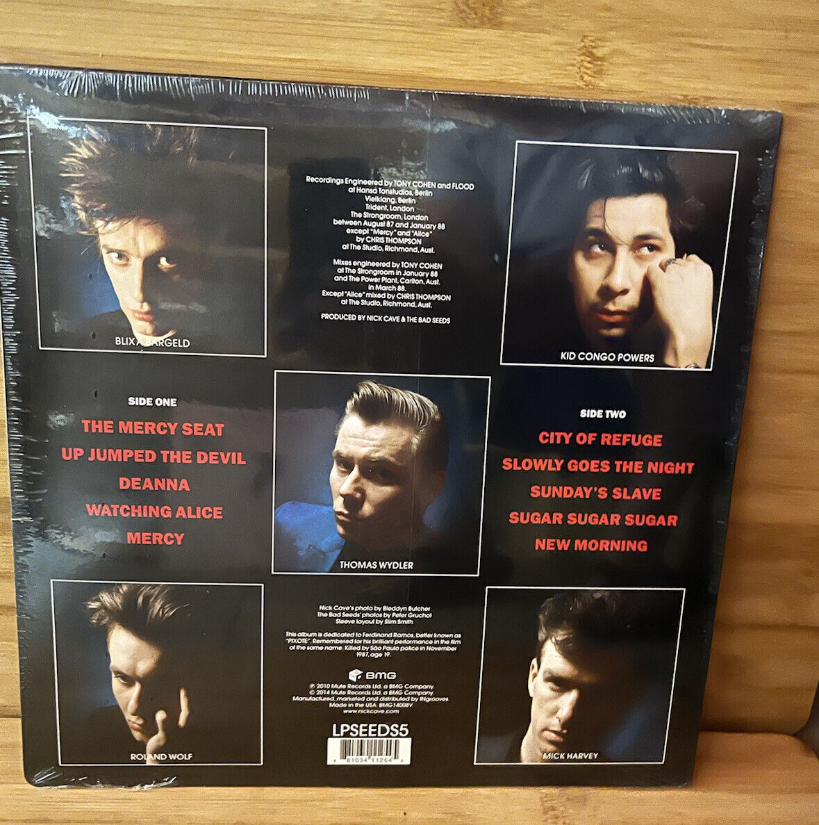 Sealed LP Nick Cave and the Bad Seeds 2014 Tender Prey BMG14008V Sealed LP Nick Cave and the Bad Seeds 2014 Tender Prey BMG14008V