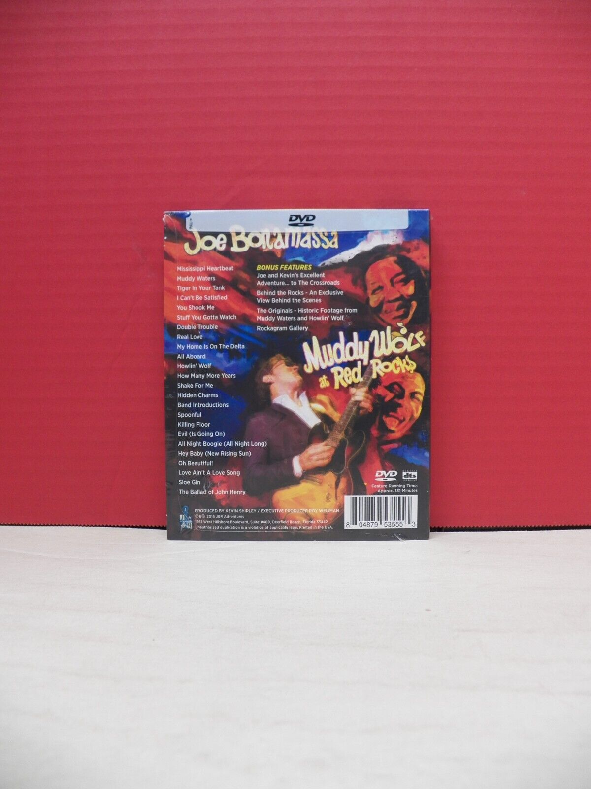 Sealed DVD Joe Bonamassa Muddy Wolf At Red Rocks 2015 J&R Adventures JRA53555 Sealed DVD Joe Bonamassa Muddy Wolf At Red Rocks 2015 J&R Adventures JRA53555