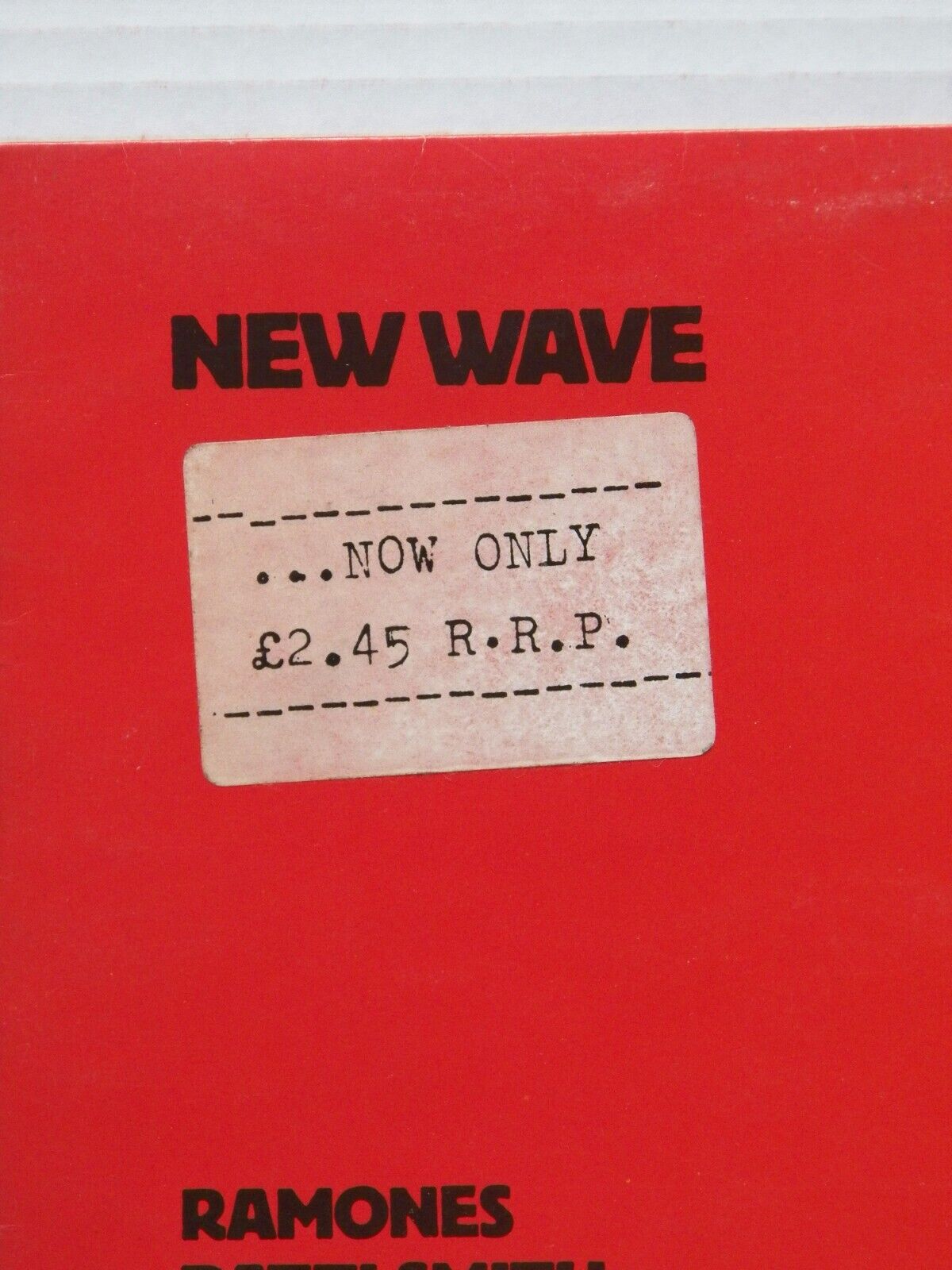 12" LP M- Various Artists New Wave 1977 Vertigo UK Import 6300 902 12" LP M- Various Artists New Wave 1977 Vertigo UK Import 6300 902
