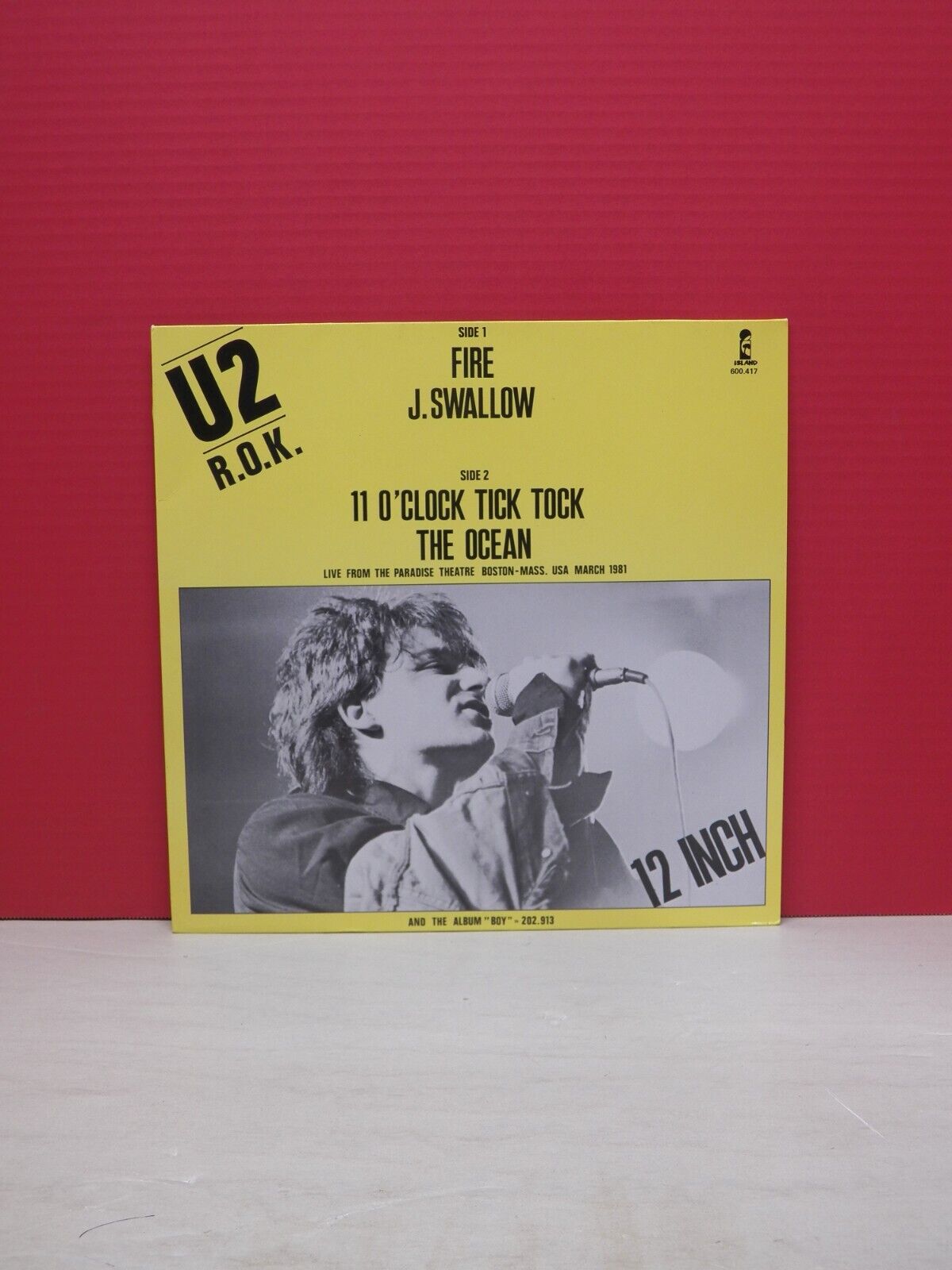 12" EP VG++/EX U2 R.O.K. 1985 Island Records European Import 600.417 12" EP VG++/EX U2 R.O.K. 1985 Island Records European Import 600.417