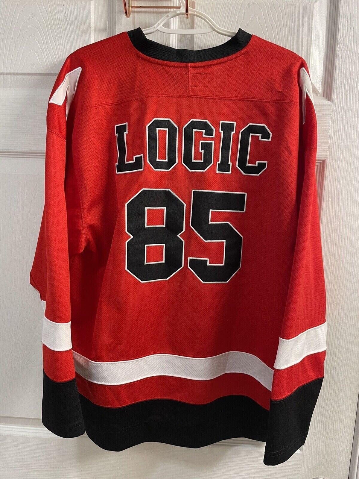 Logic Everybody Red Hockey Jersey Tour Merch - Size Medium Logic Everybody Red Hockey Jersey Tour Merch - Size Medium