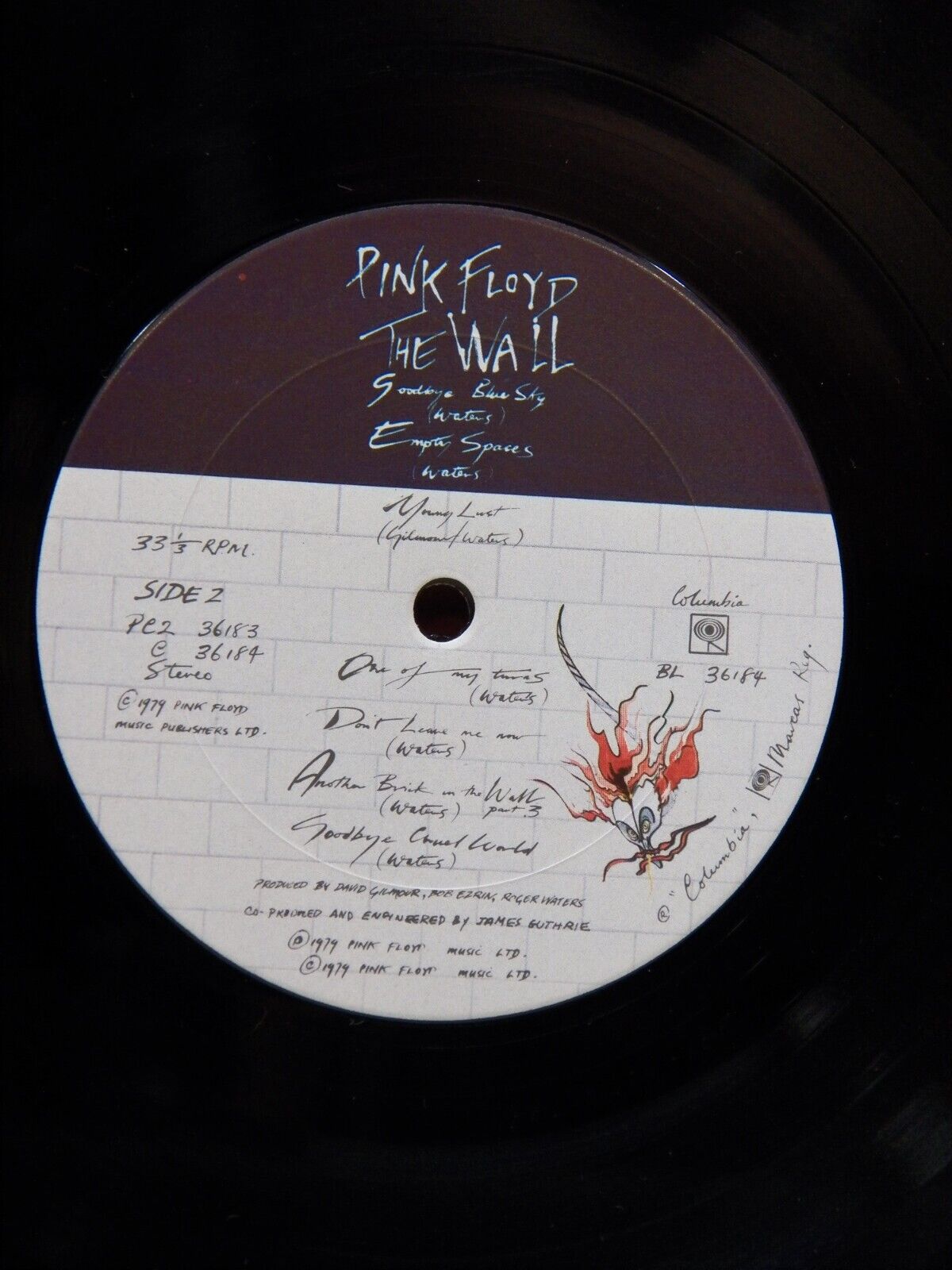Pink Floyd - The Wall - 1979 - PC2 36183 Used - VG++ - Vinyl Pink Floyd - The Wall - 1979 - PC2 36183 Used - VG++ - Vinyl