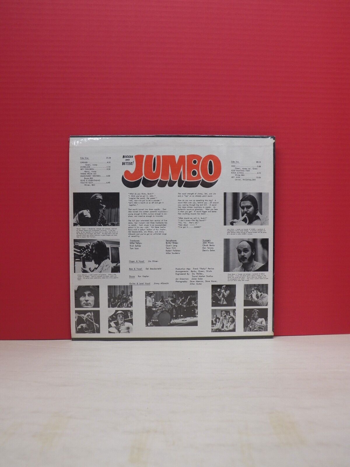 12" LP VG++/EX Jumbo Bigger & Better 1971 Leonard Productions 7110 12" LP VG++/EX Jumbo Bigger & Better 1971 Leonard Productions 7110