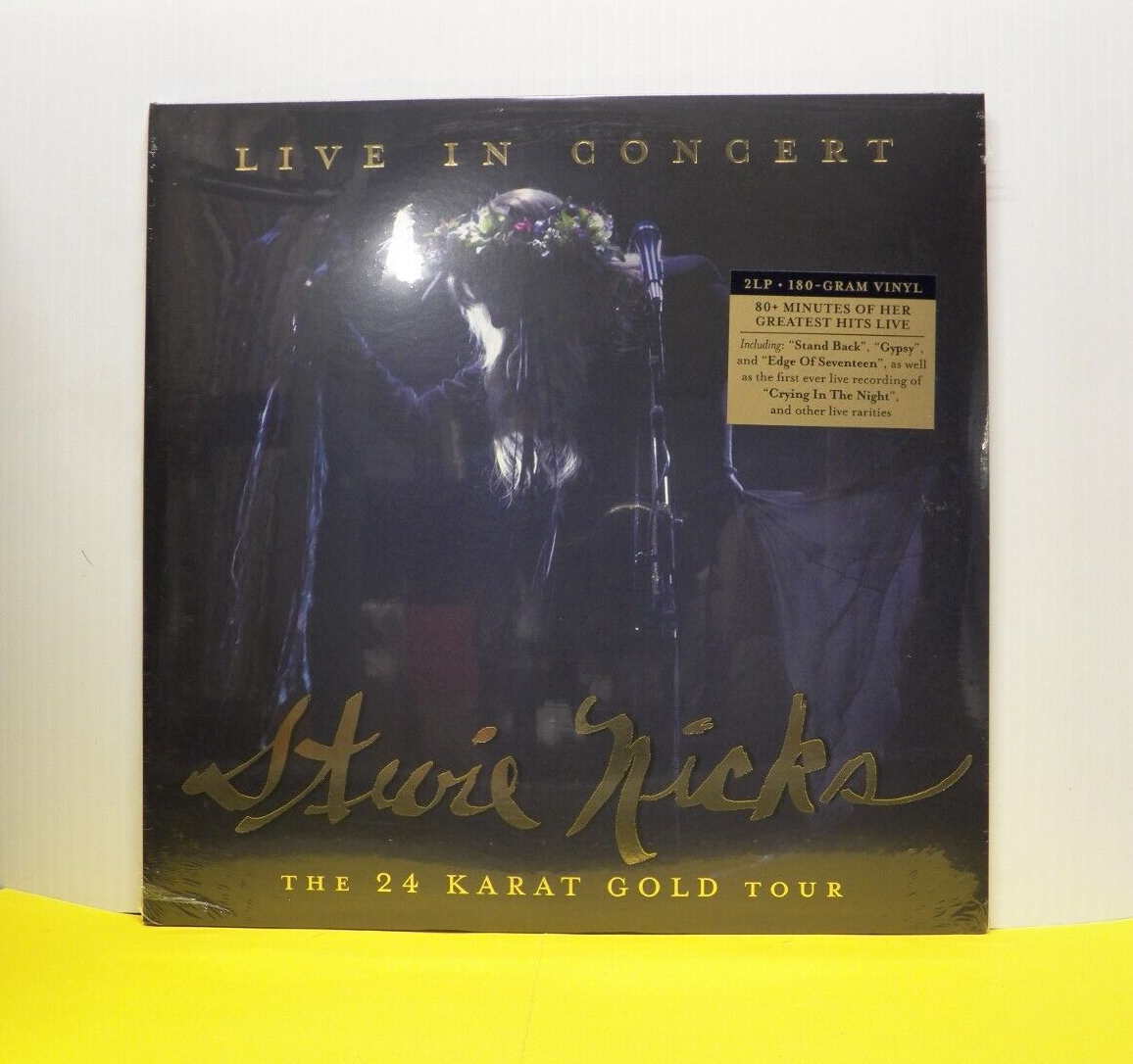 12" 2xLP Stevie Nicks Live In Concert, The 24 Karat Gold Tour 2020 180G Import 12" 2xLP Stevie Nicks Live In Concert, The 24 Karat Gold Tour 2020 180G Import