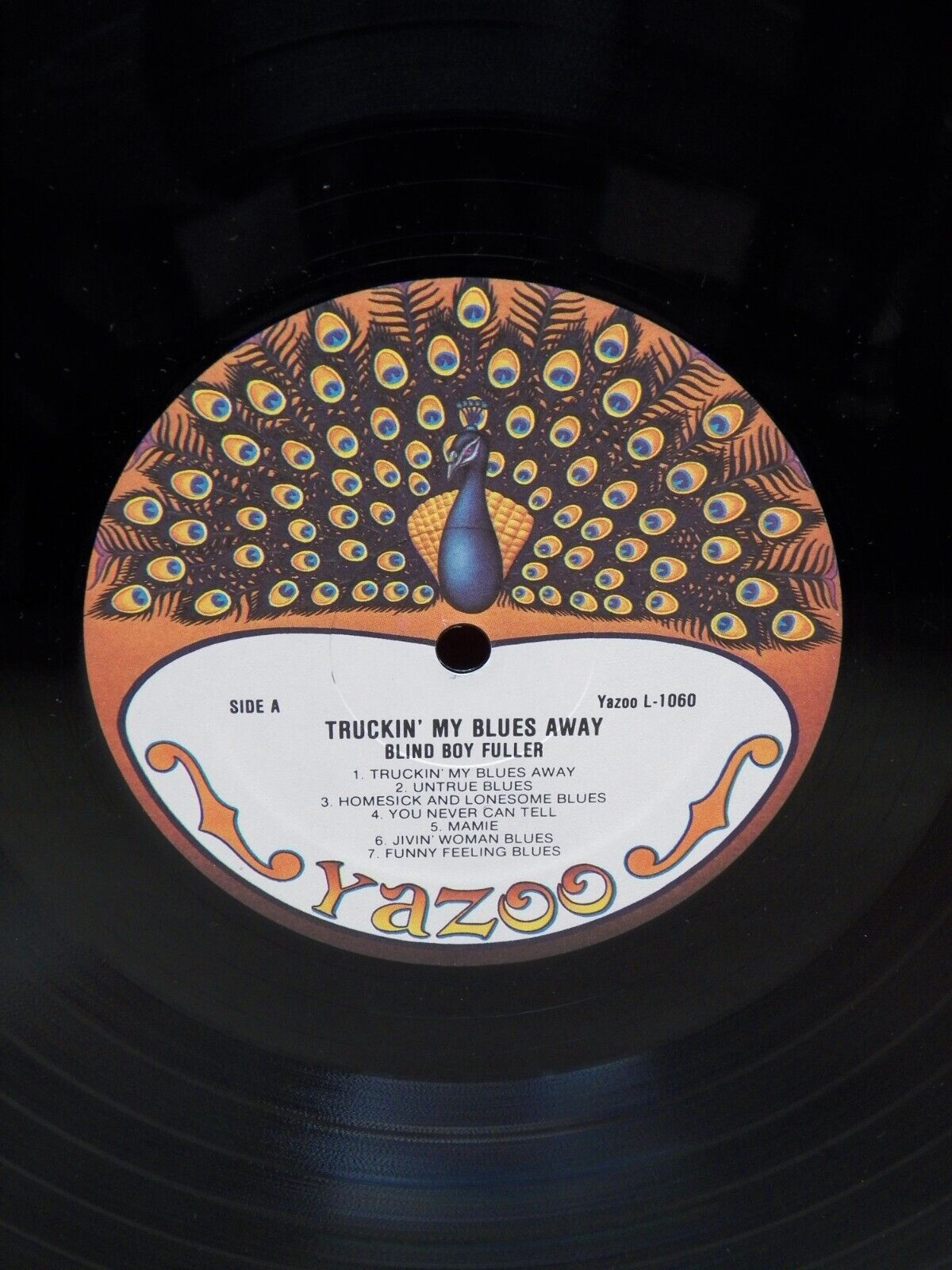 12" LP NM- Blind Boy Fuller Truckin' My Blues Away 1991 Yazoo Reissue L-1060 12" LP NM- Blind Boy Fuller Truckin' My Blues Away 1991 Yazoo Reissue L-1060