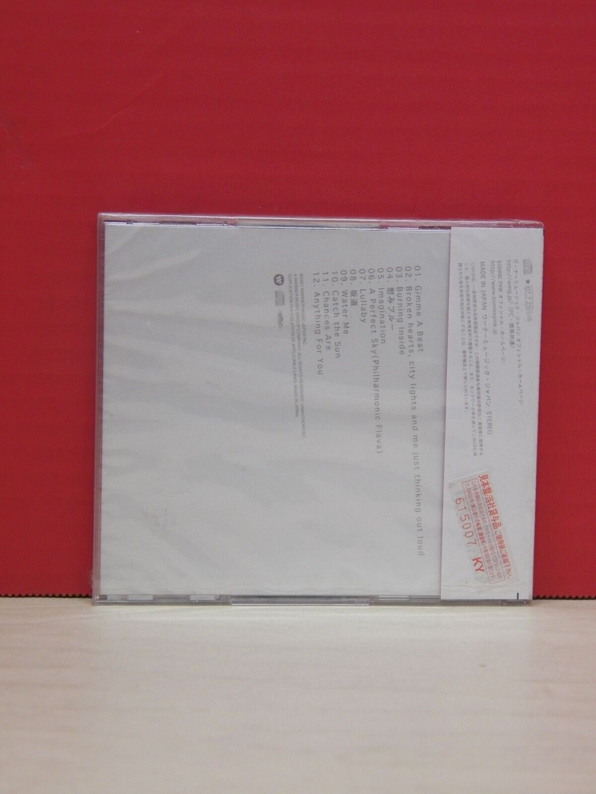 Sealed CD Bonnie Pink Thinking Out Loud 2007 Warner Music Promo Japan Import Sealed CD Bonnie Pink Thinking Out Loud 2007 Warner Music Promo Japan Import