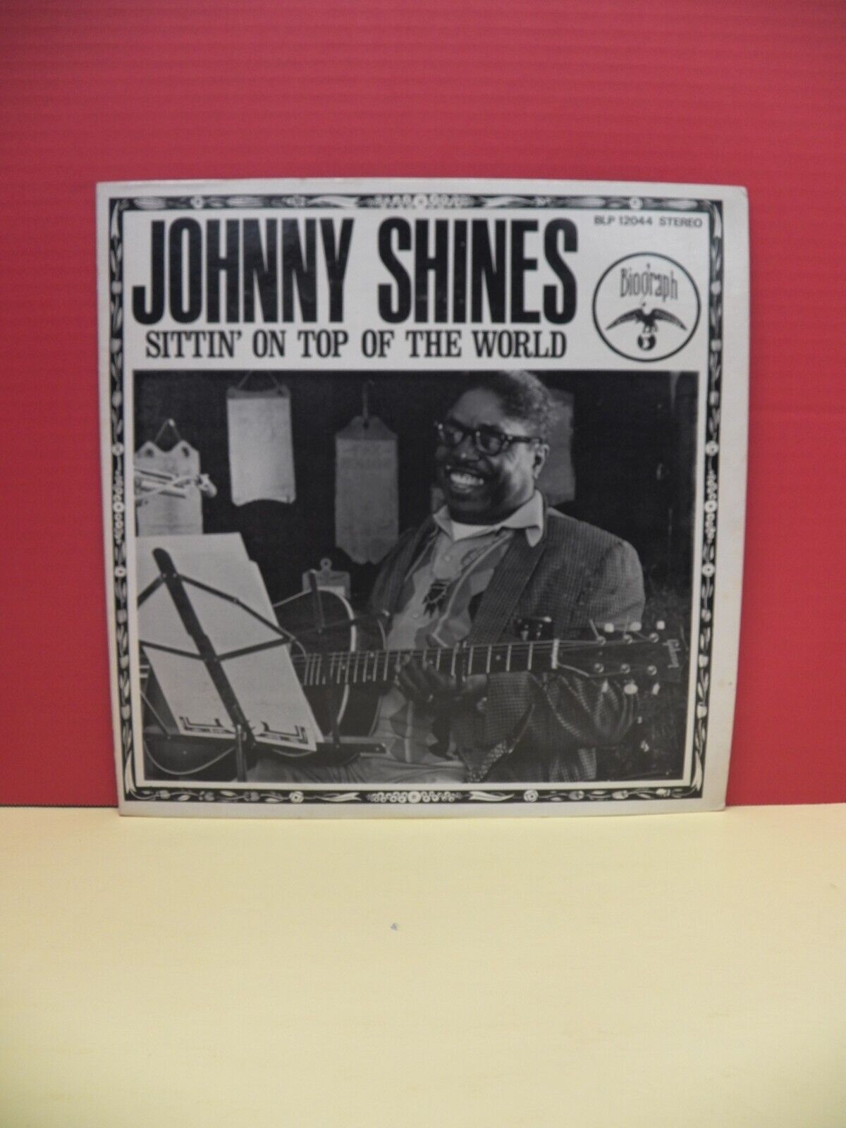12" LP VG++/EX Johnny Shines Sittin' On Top Of The World 1972 Biograph Stereo 12" LP VG++/EX Johnny Shines Sittin' On Top Of The World 1972 Biograph Stereo