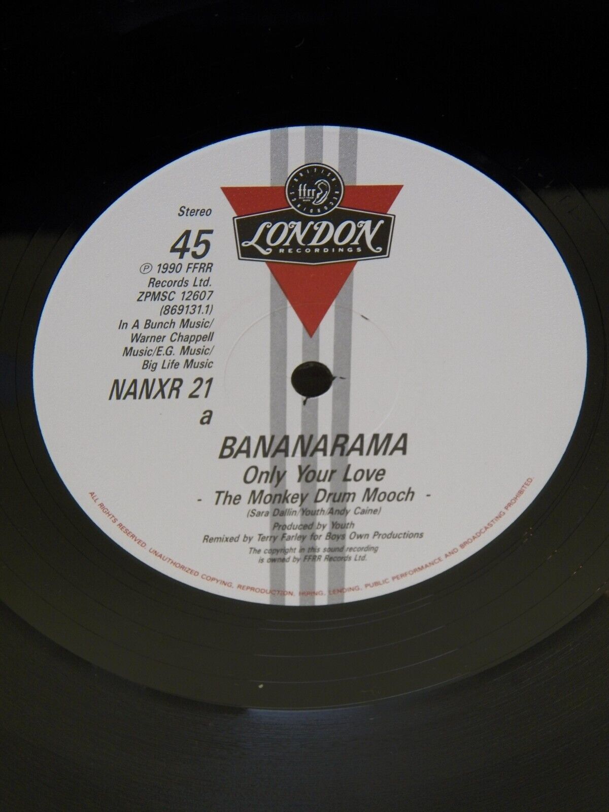 12" Single VG++/EX Bananarama Only Your Love (Remix) 1990 London UK Import 12" Single VG++/EX Bananarama Only Your Love (Remix) 1990 London UK Import