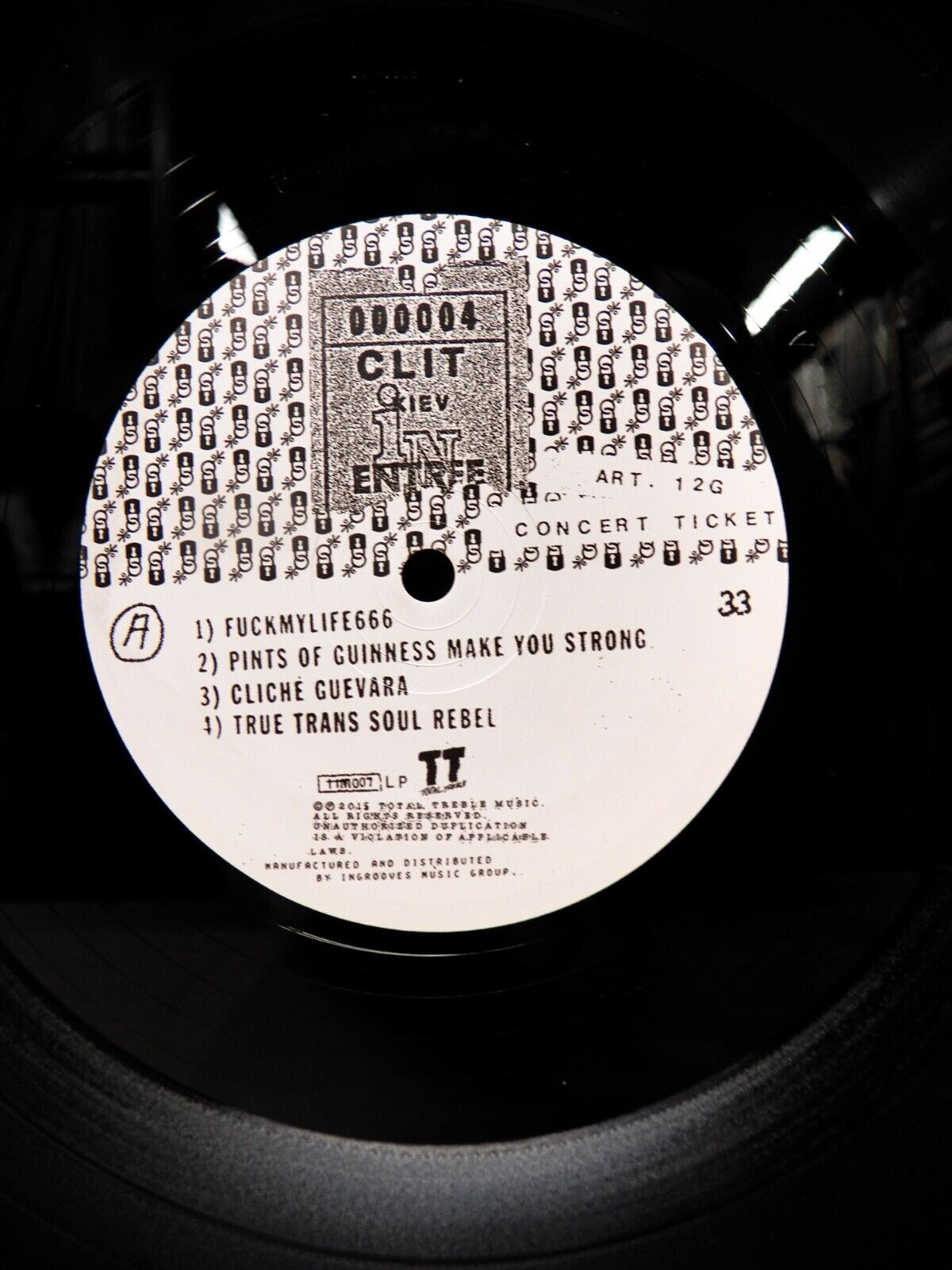 12" 3xLP NM Against Me! 23 Live Sex Acts 2015 Total Treble Black Vinyl TTM007LP 12" 3xLP NM Against Me! 23 Live Sex Acts 2015 Total Treble Black Vinyl TTM007LP
