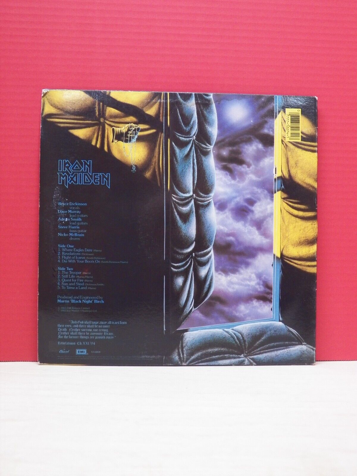 12" LP VG+ Iron Maiden Piece Of Mind 1983 Capitol Records ST-12274 12" LP VG+ Iron Maiden Piece Of Mind 1983 Capitol Records ST-12274