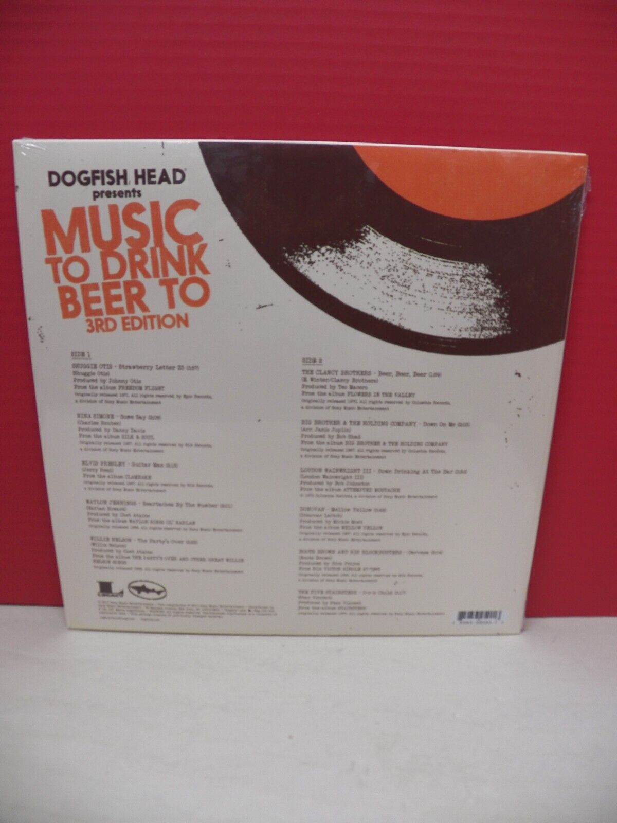 Sealed 12" LP Music To Drink Beer To 3rd Edition 2017 Legacy RSD Ltd Ed Sealed 12" LP Music To Drink Beer To 3rd Edition 2017 Legacy RSD Ltd Ed
