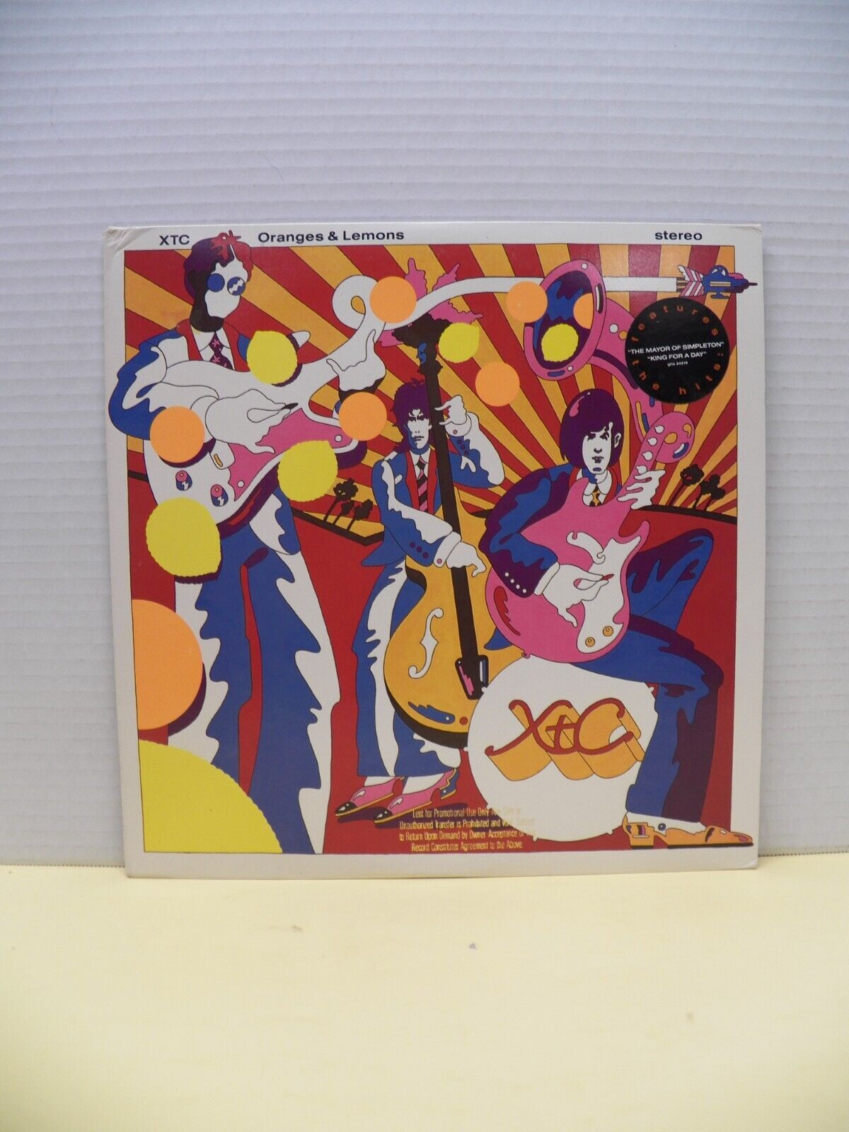 12" 2xLP VG++/EX XTC Oranges & Lemons 1989 Geffen Records Promo Stereo GHS 24218 12" 2xLP VG++/EX XTC Oranges & Lemons 1989 Geffen Records Promo Stereo GHS 24218
