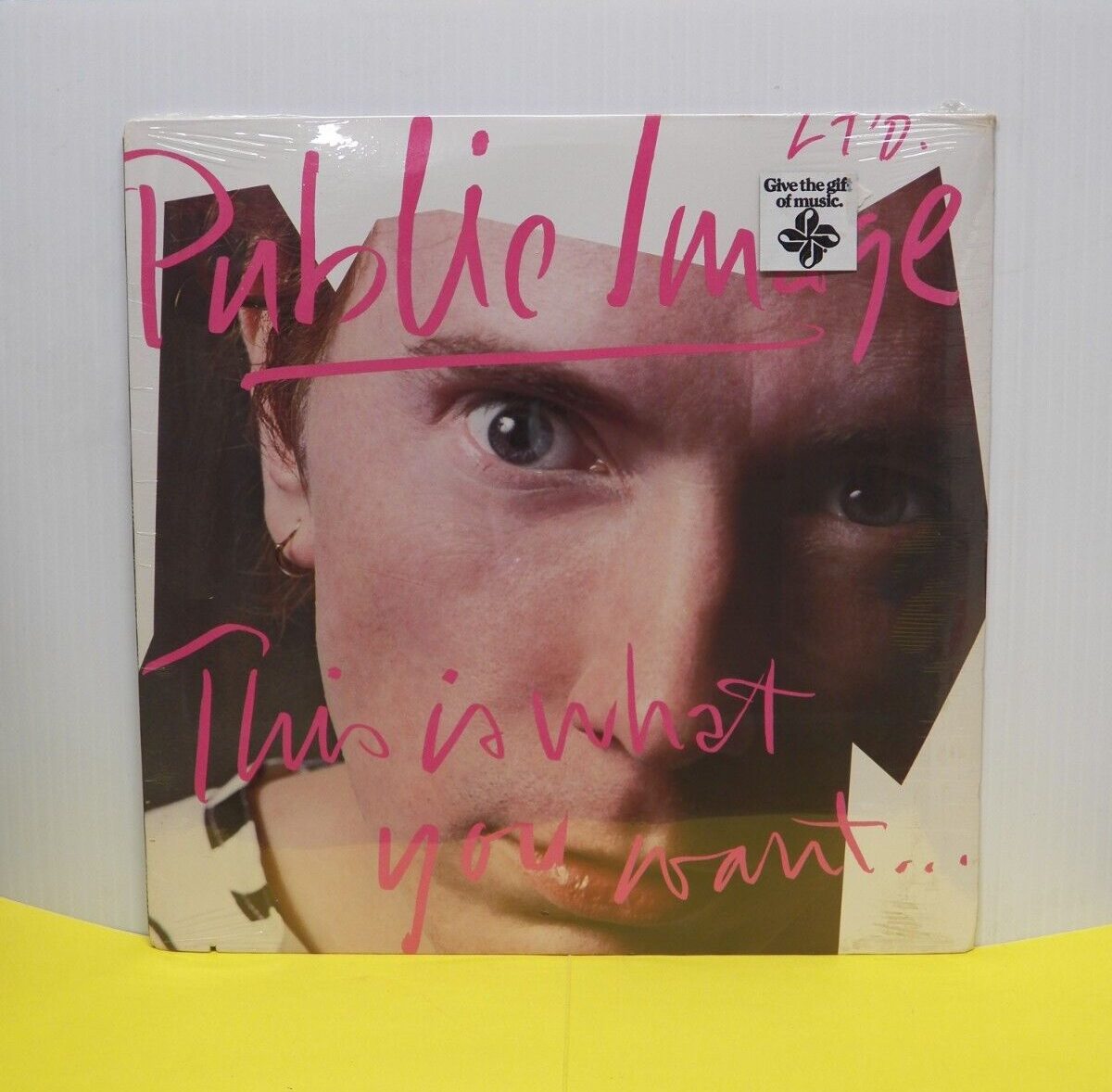 Sealed 12" LP Public Image Ltd This Is What You Want... 1984 Elektra 9 60365-1 Sealed 12" LP Public Image Ltd This Is What You Want... 1984 Elektra 9 60365-1
