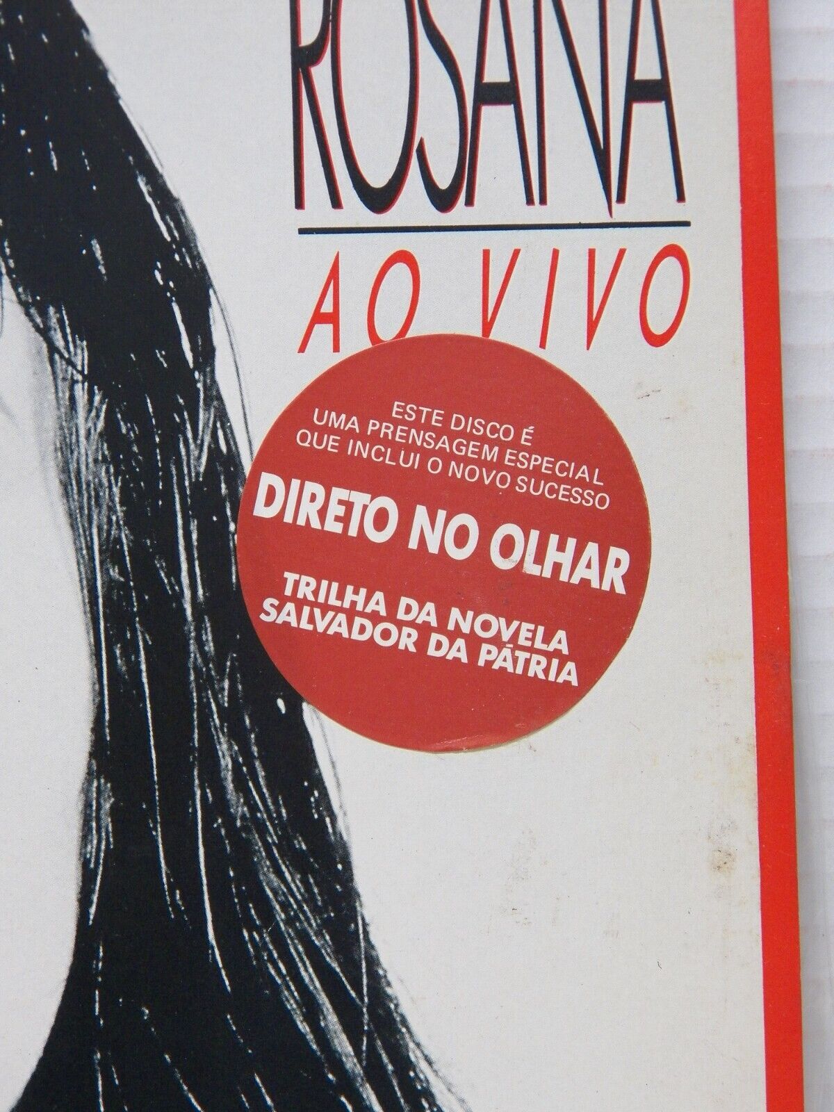 12" LP M- Rosana Rosana Ao Vivo 1988 Epic Reissue Brazil Import 231.188 12" LP M- Rosana Rosana Ao Vivo 1988 Epic Reissue Brazil Import 231.188