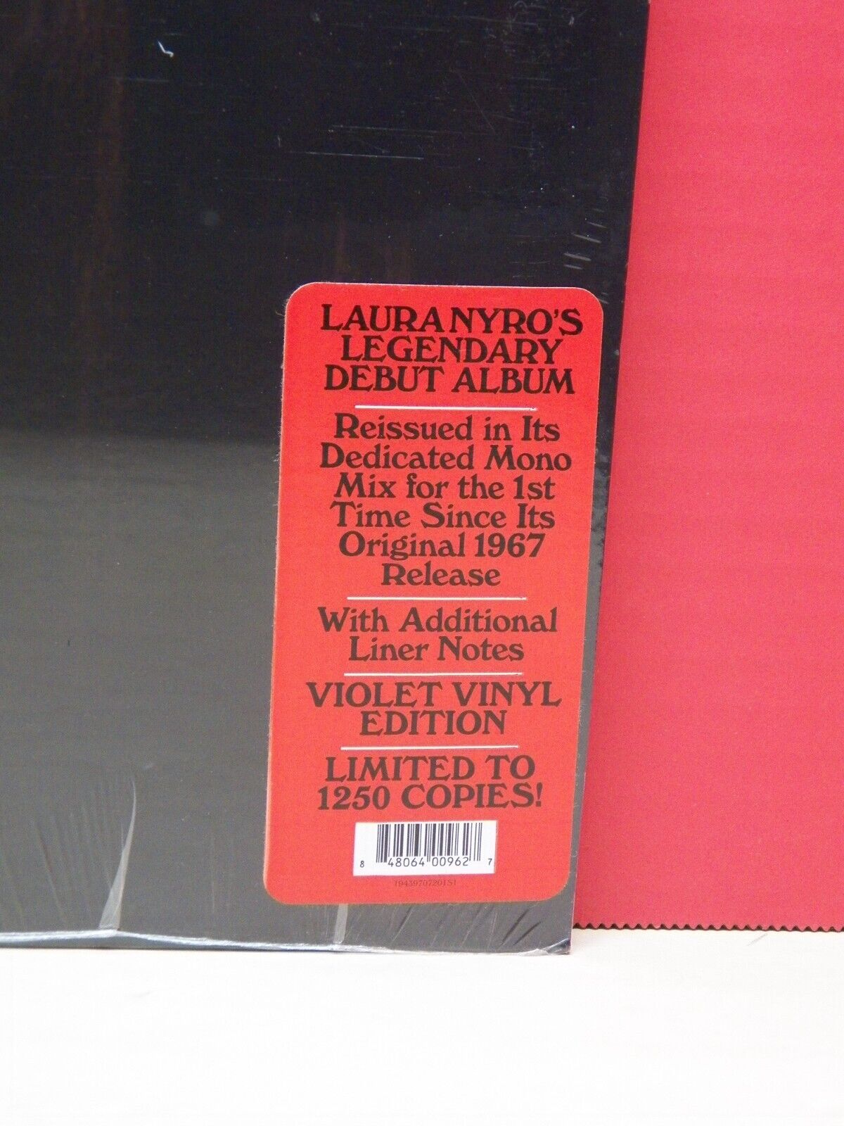 12" LP Laura Nyro More Than A New Discovery 2020 Reissue Ltd Ed Violet Mono 12" LP Laura Nyro More Than A New Discovery 2020 Reissue Ltd Ed Violet Mono