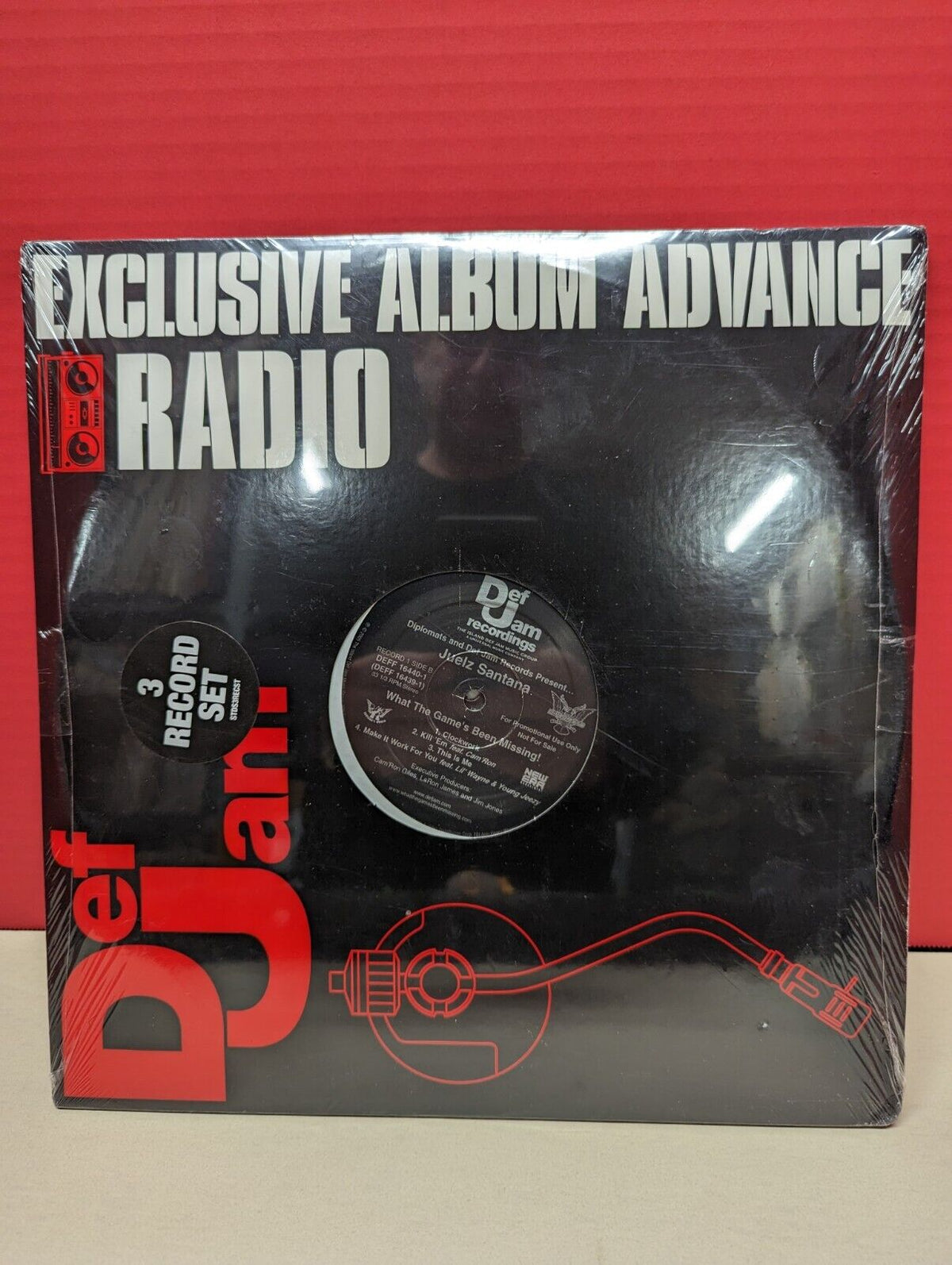 12" 3xLP Juelz Santana What The Game's Been Missing! 2005 Def Jam Promo Clean 12" 3xLP Juelz Santana What The Game's Been Missing! 2005 Def Jam Promo Clean