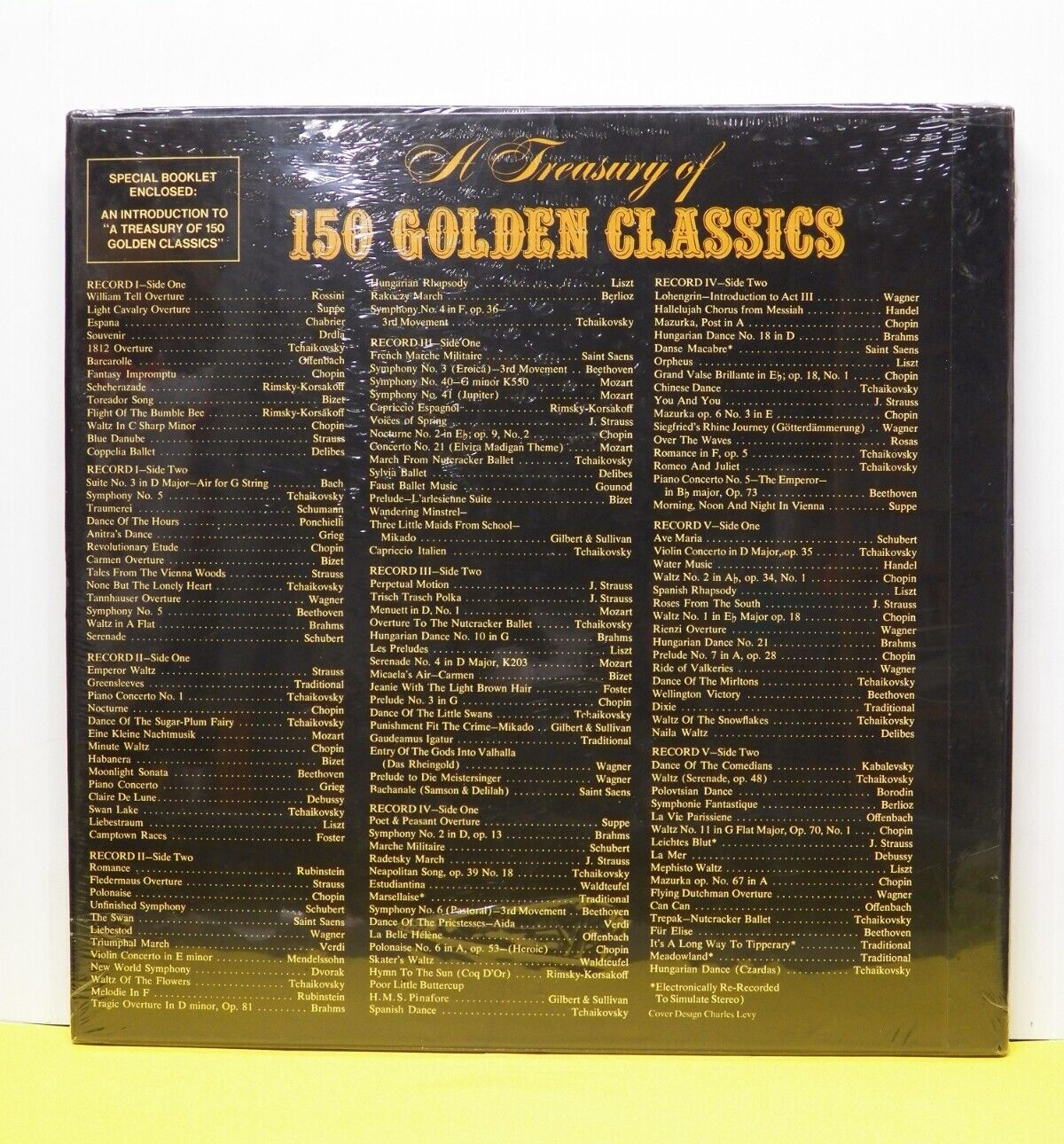 12" 5xLP Set Various Artists A Treasury Of 150 Golden Classics 1973 Tele House 12" 5xLP Set Various Artists A Treasury Of 150 Golden Classics 1973 Tele House