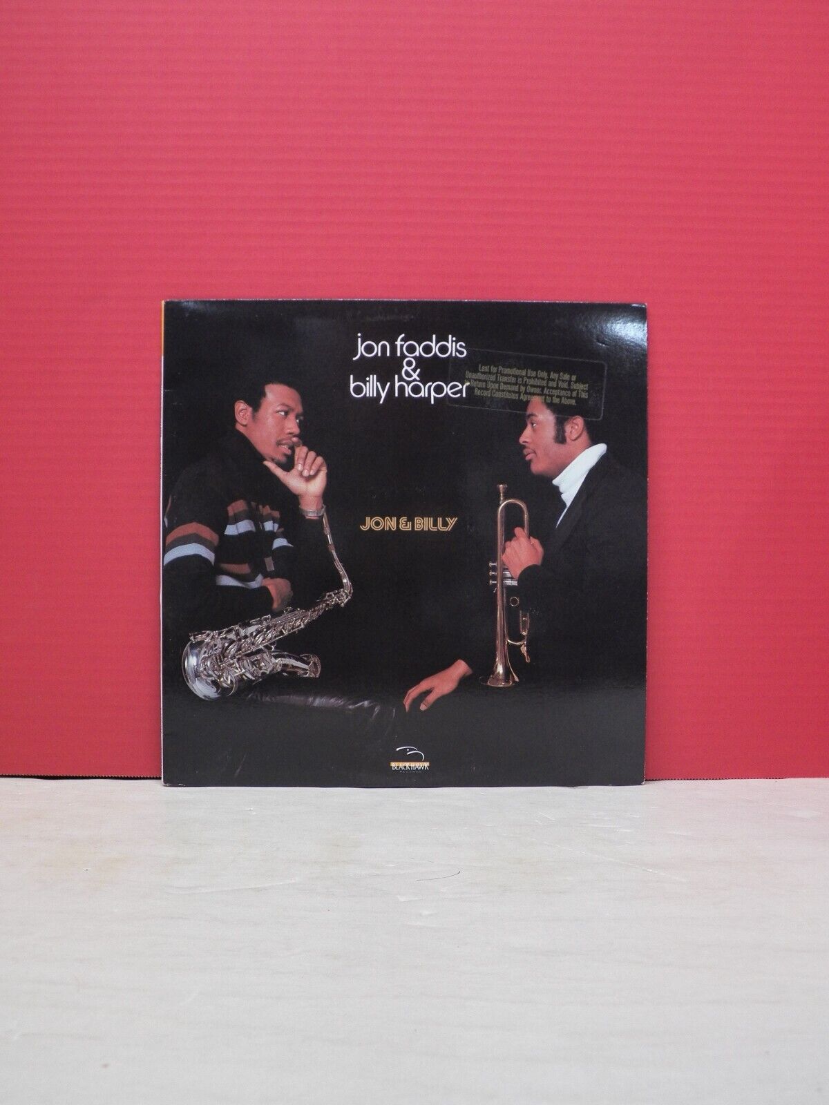 12" LP M- Jon Faddis & Billy Harper Jon & Billy Blackhawk Promo BKH 532-1D 12" LP M- Jon Faddis & Billy Harper Jon & Billy Blackhawk Promo BKH 532-1D
