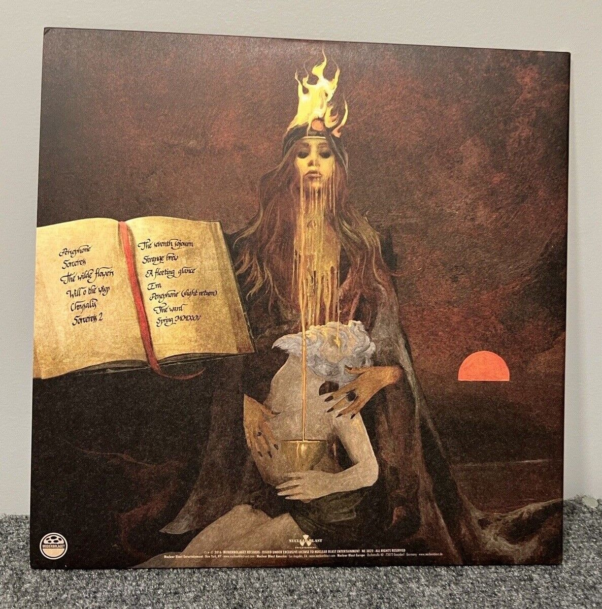 Mint Opeth Gold Color Vinyl Record Sorceress 2016 Autographed by the Band 500x Mint Opeth Gold Color Vinyl Record Sorceress 2016 Autographed by the Band 500x