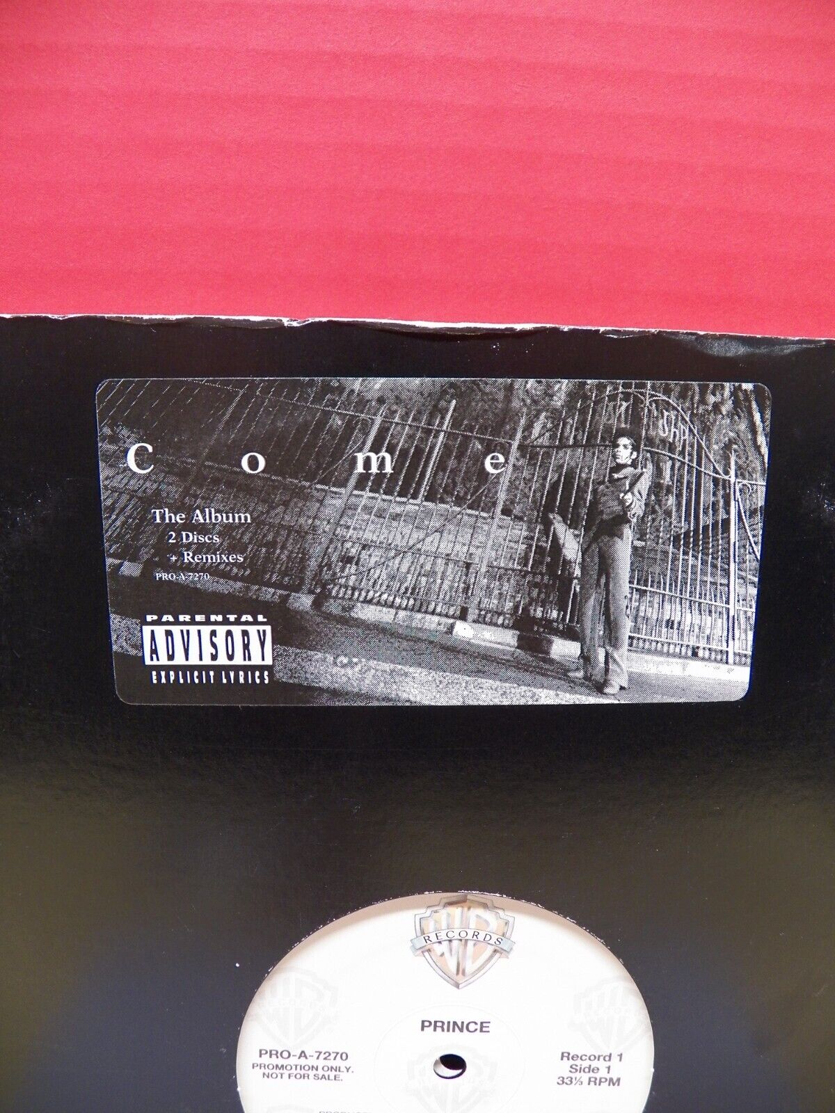 12" 2xLP VG++/EX Prince Come 1994 Warner Bros. Promo PRO-A-7270 12" 2xLP VG++/EX Prince Come 1994 Warner Bros. Promo PRO-A-7270
