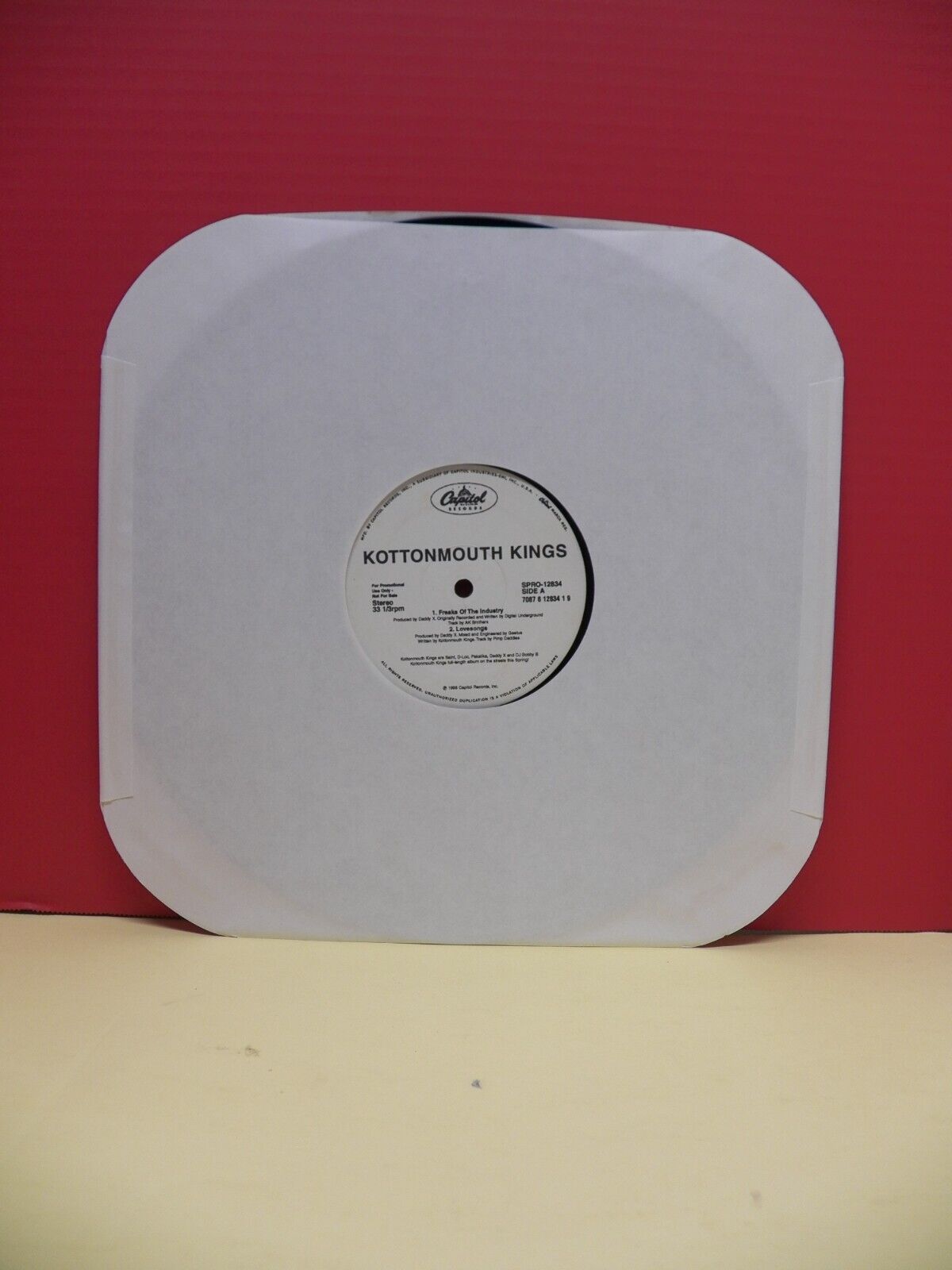 12" EP VG++/EX Kottonmouth Kings Stoners Reeking Havoc 1998 Capitol Promo 12" EP VG++/EX Kottonmouth Kings Stoners Reeking Havoc 1998 Capitol Promo