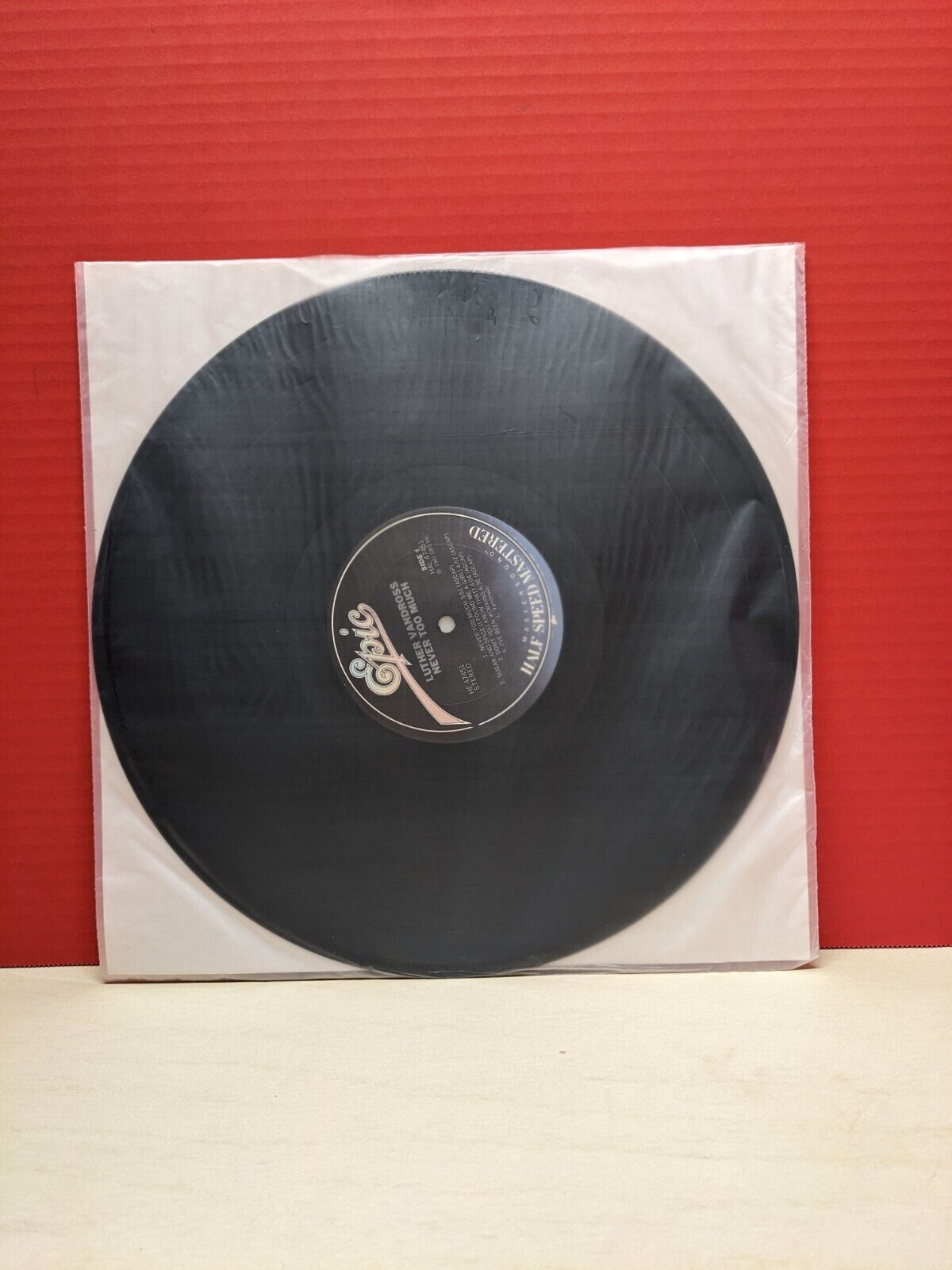 12" LP EX Luther Vandross Never Too Much 1981 Epic Half-Speed Mastered HE 47451 12" LP EX Luther Vandross Never Too Much 1981 Epic Half-Speed Mastered HE 47451